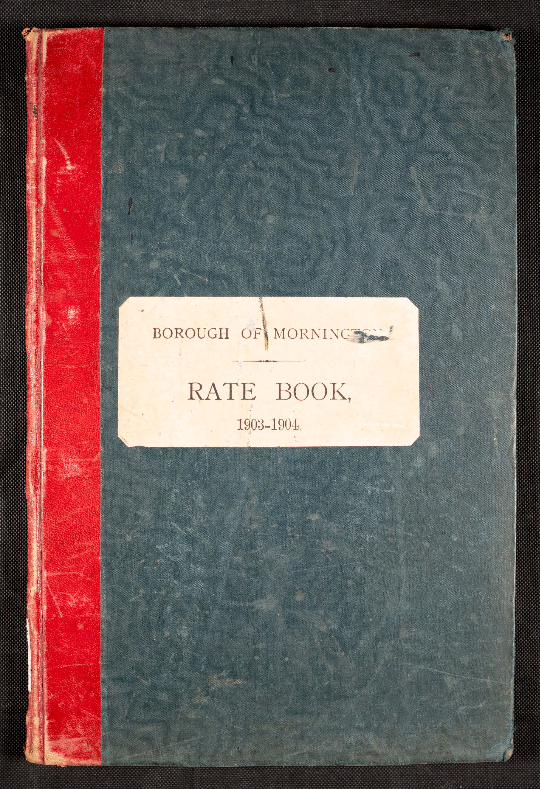 Mornington Borough Council Rate Book