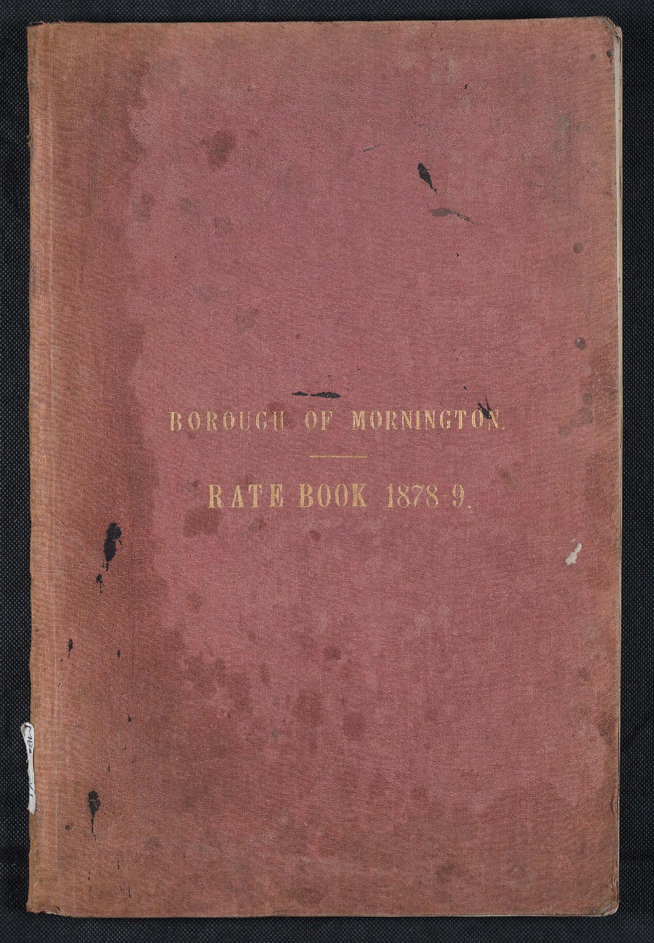 Mornington Borough Council Rate Book