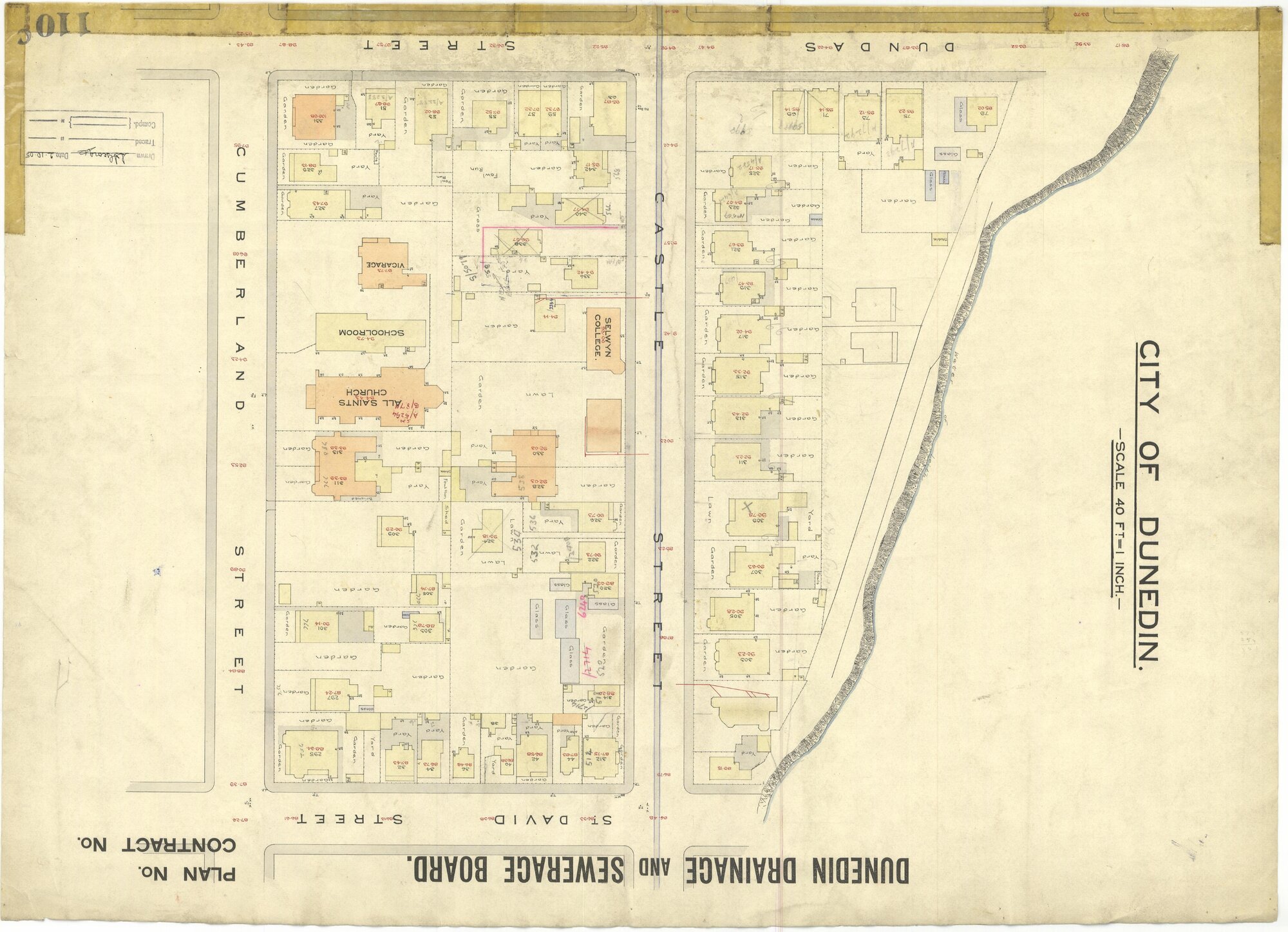 Dunedin Drainage &amp; Sewerage Board House Connection Plan S110C