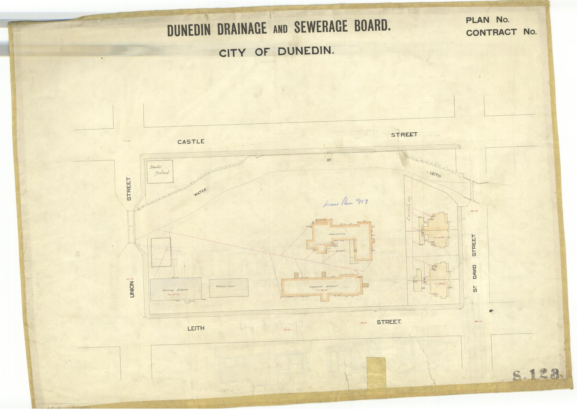 Dunedin Drainage &amp; Sewerage Board House Connection Plan S123