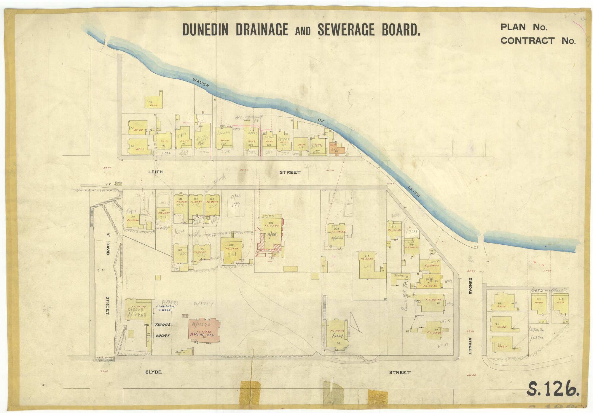 Dunedin Drainage &amp; Sewerage Board House Connection Plan S126
