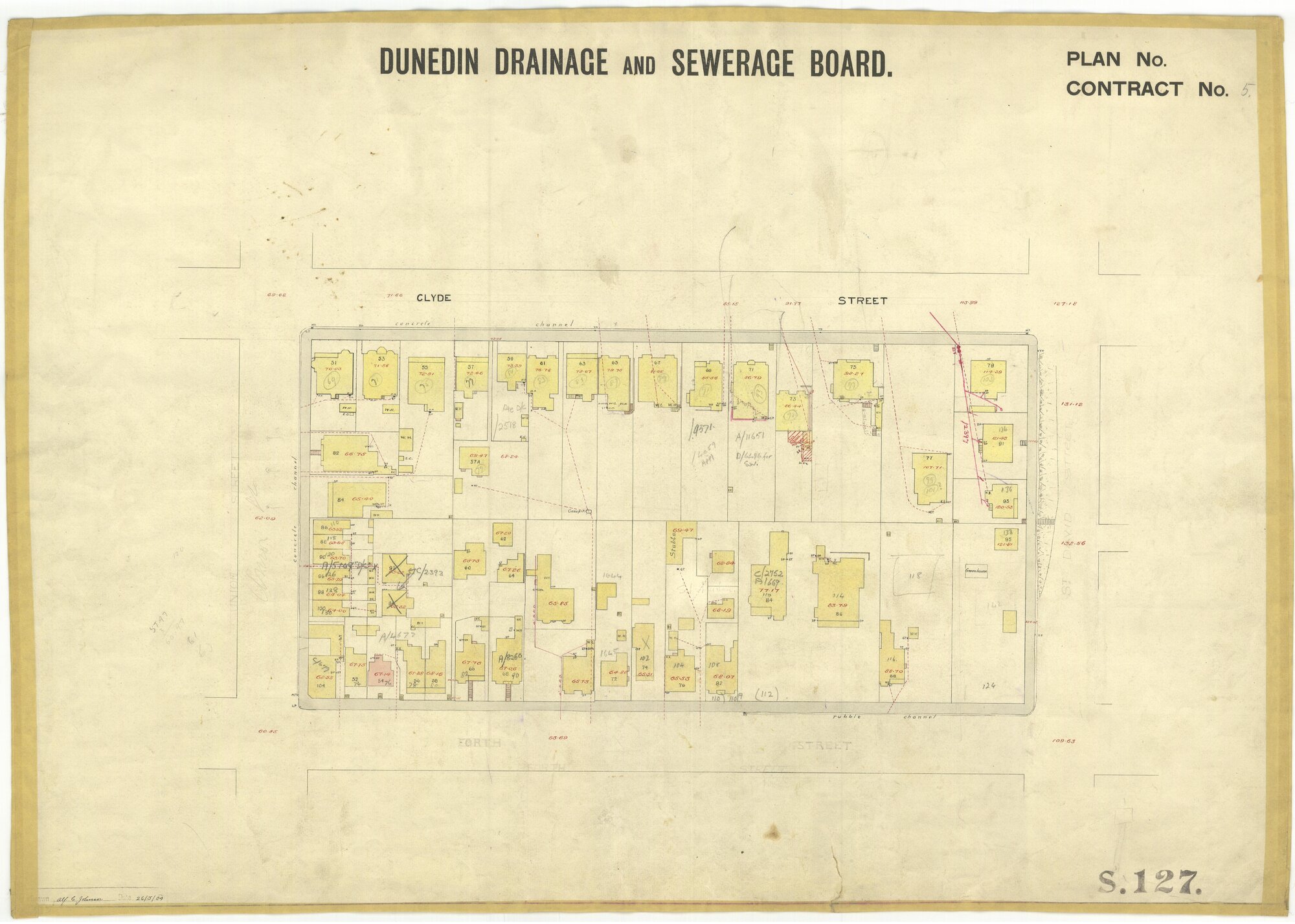 Dunedin Drainage &amp; Sewerage Board House Connection Plan S127