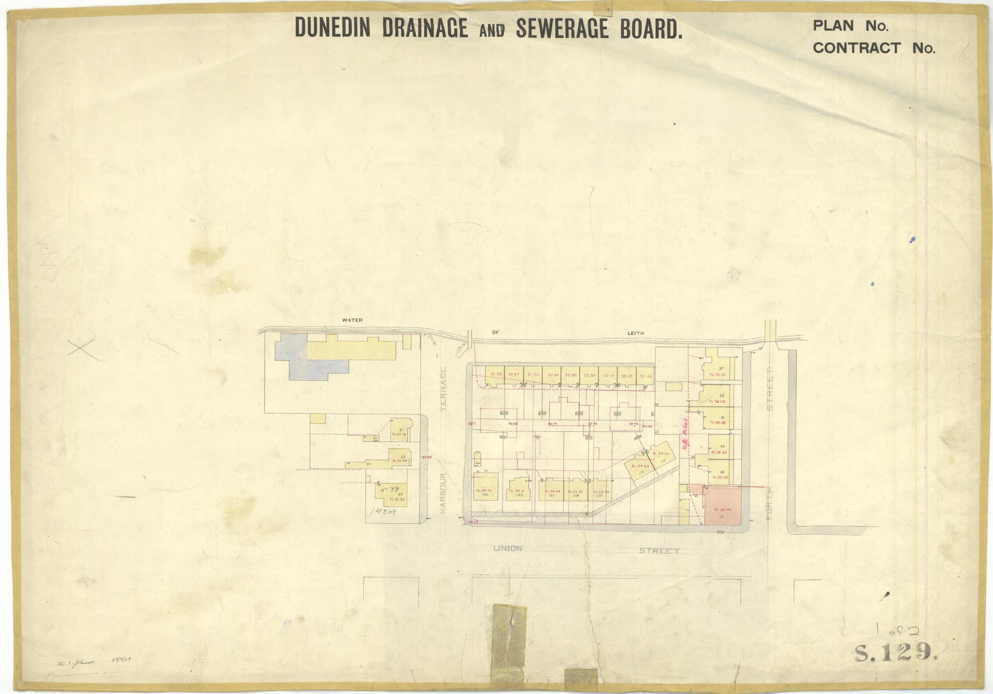 Dunedin Drainage &amp; Sewerage Board House Connection Plan S129