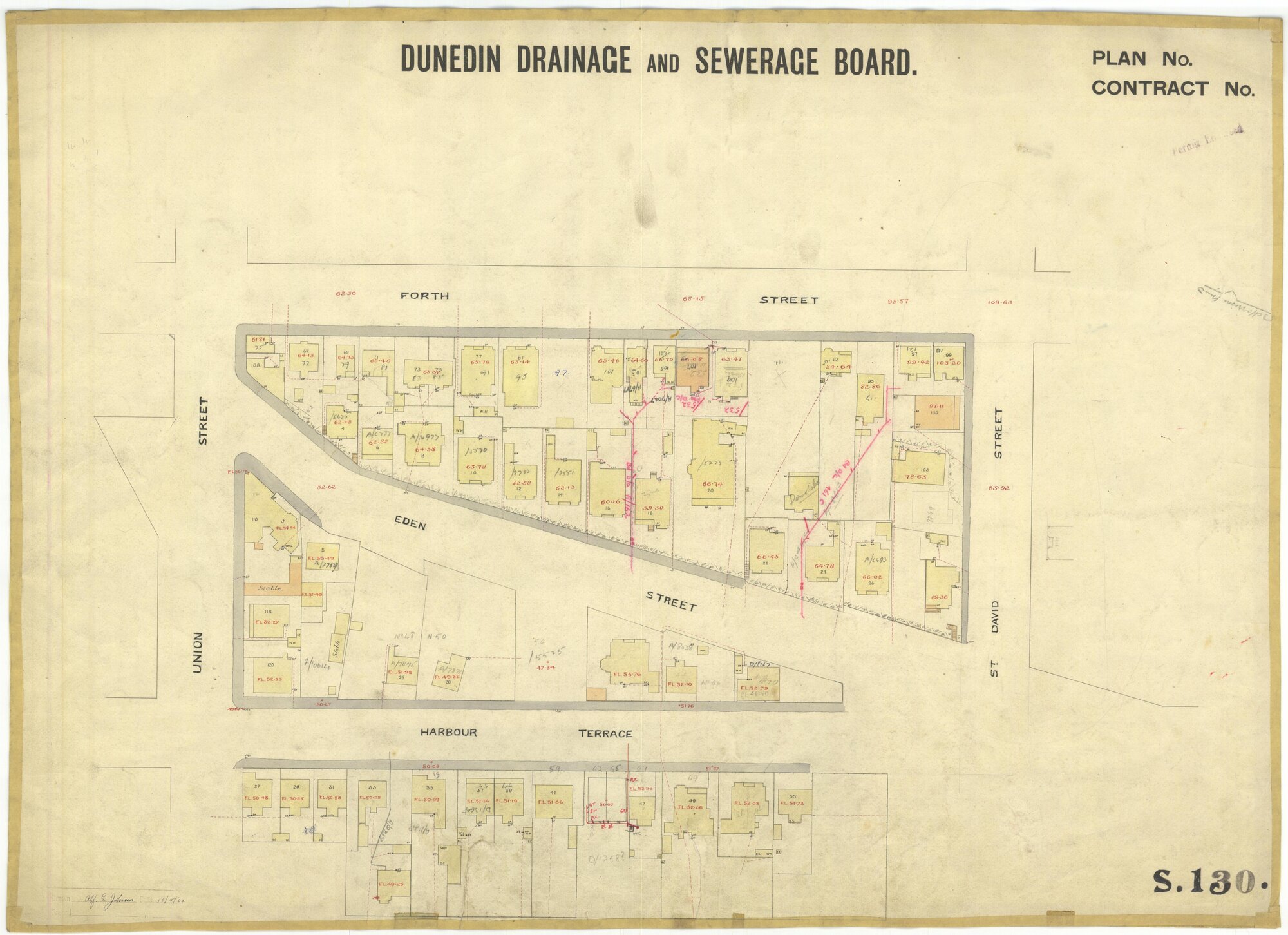 Dunedin Drainage &amp; Sewerage Board House Connection Plan S130