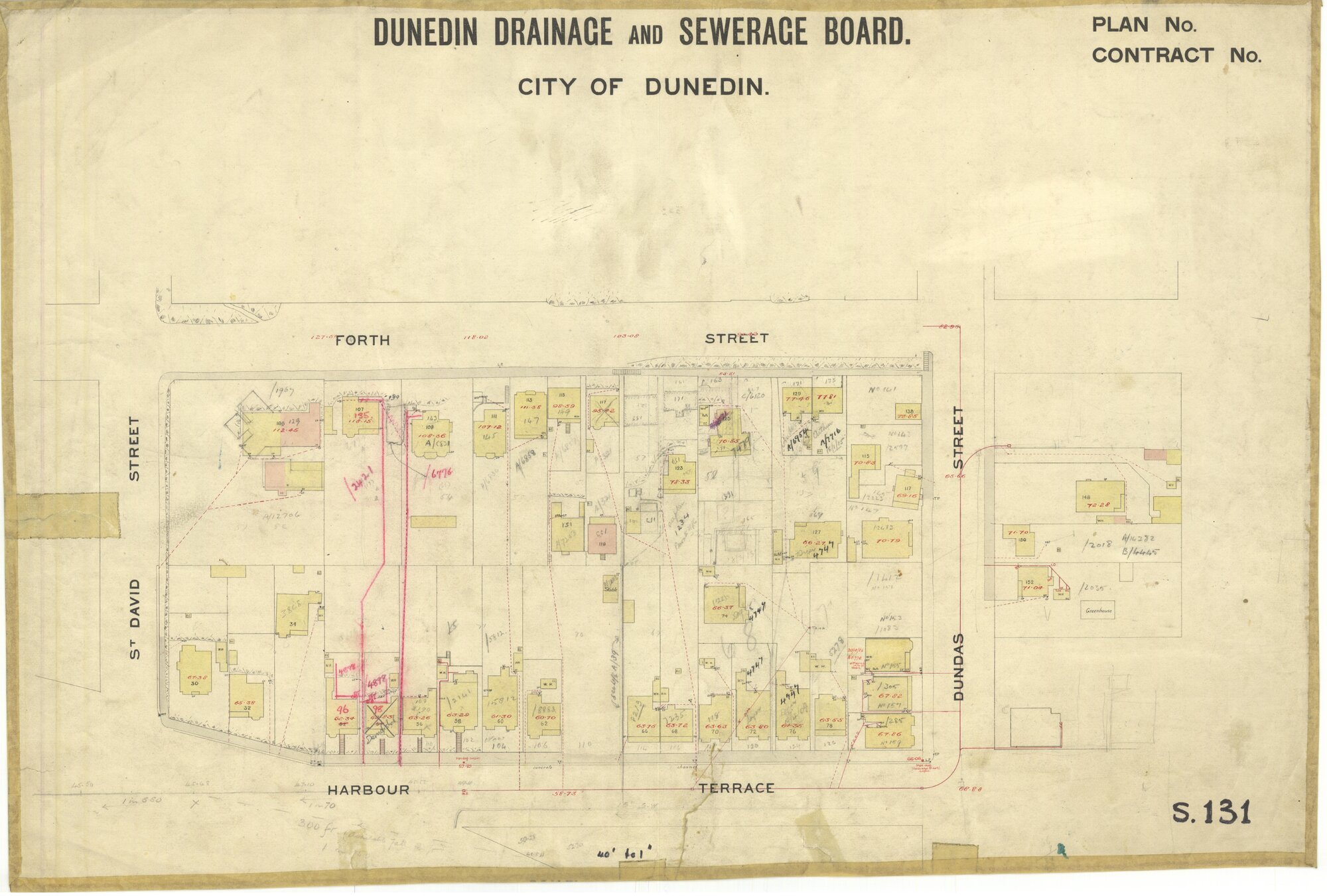 Dunedin Drainage &amp; Sewerage Board House Connection Plan S131