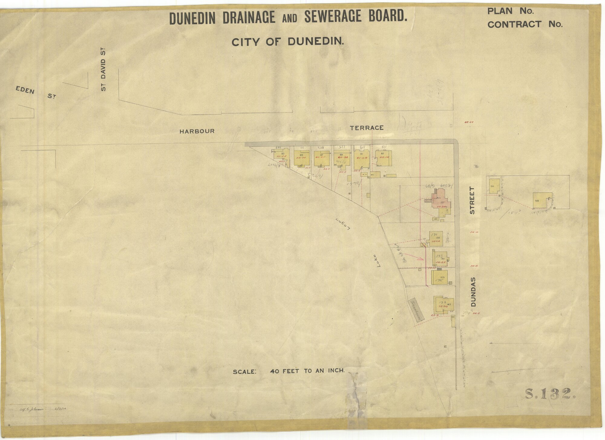 Dunedin Drainage &amp; Sewerage Board House Connection Plan S132