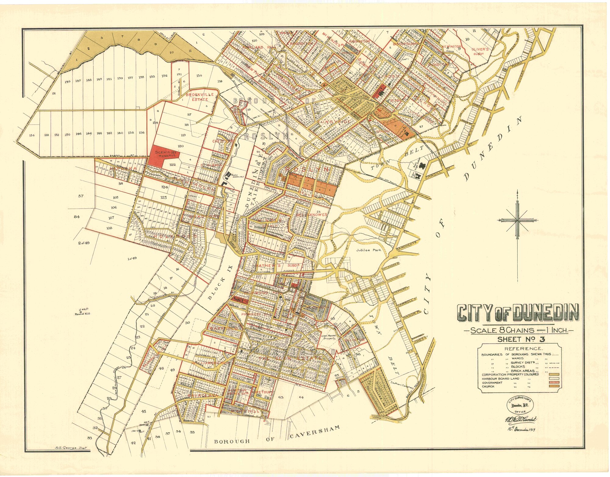Mornington &amp; Roslyn Cadastral Map
