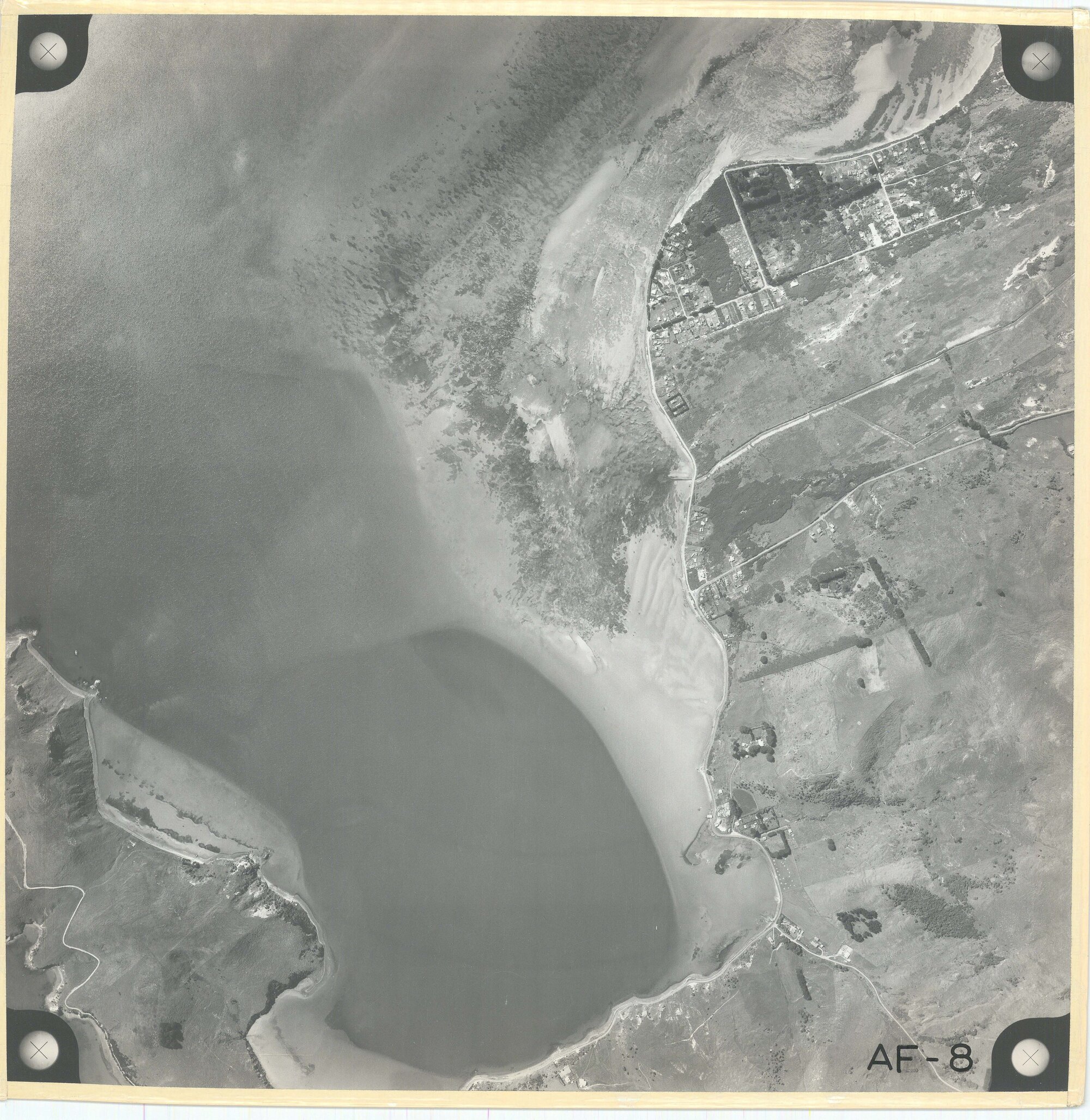 Otago Peninsula Aerial Photograph - Harwood