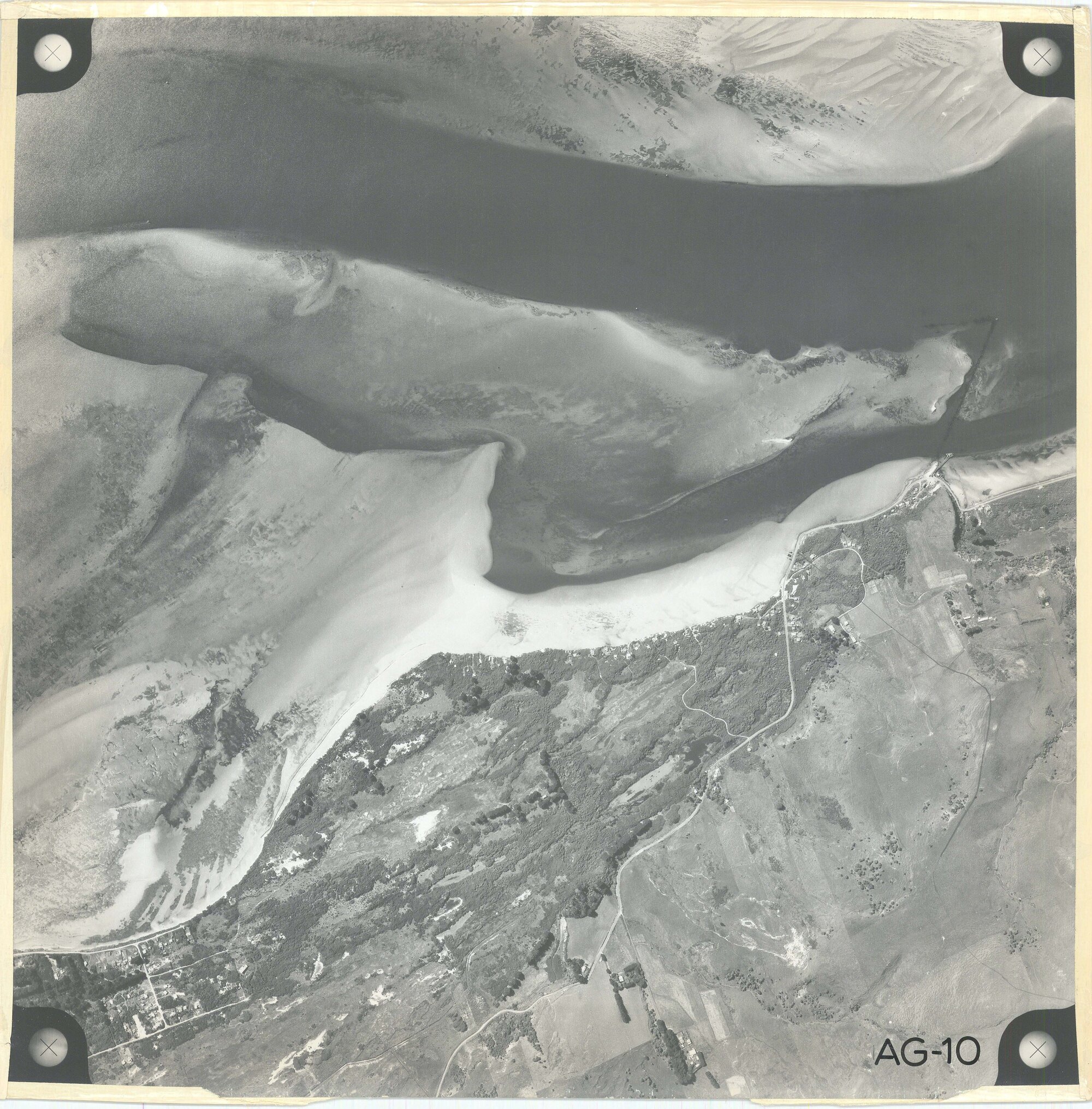 Otago Peninsula Aerial Photograph - Otakou