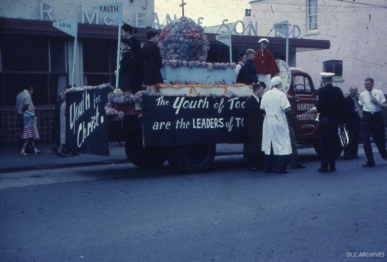 "Youth for Christ" Festival Float