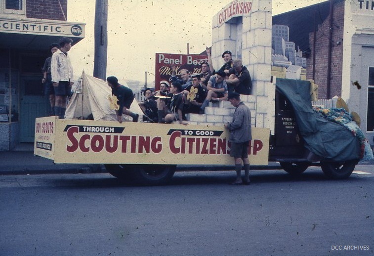 Boy Scouts Festival Float