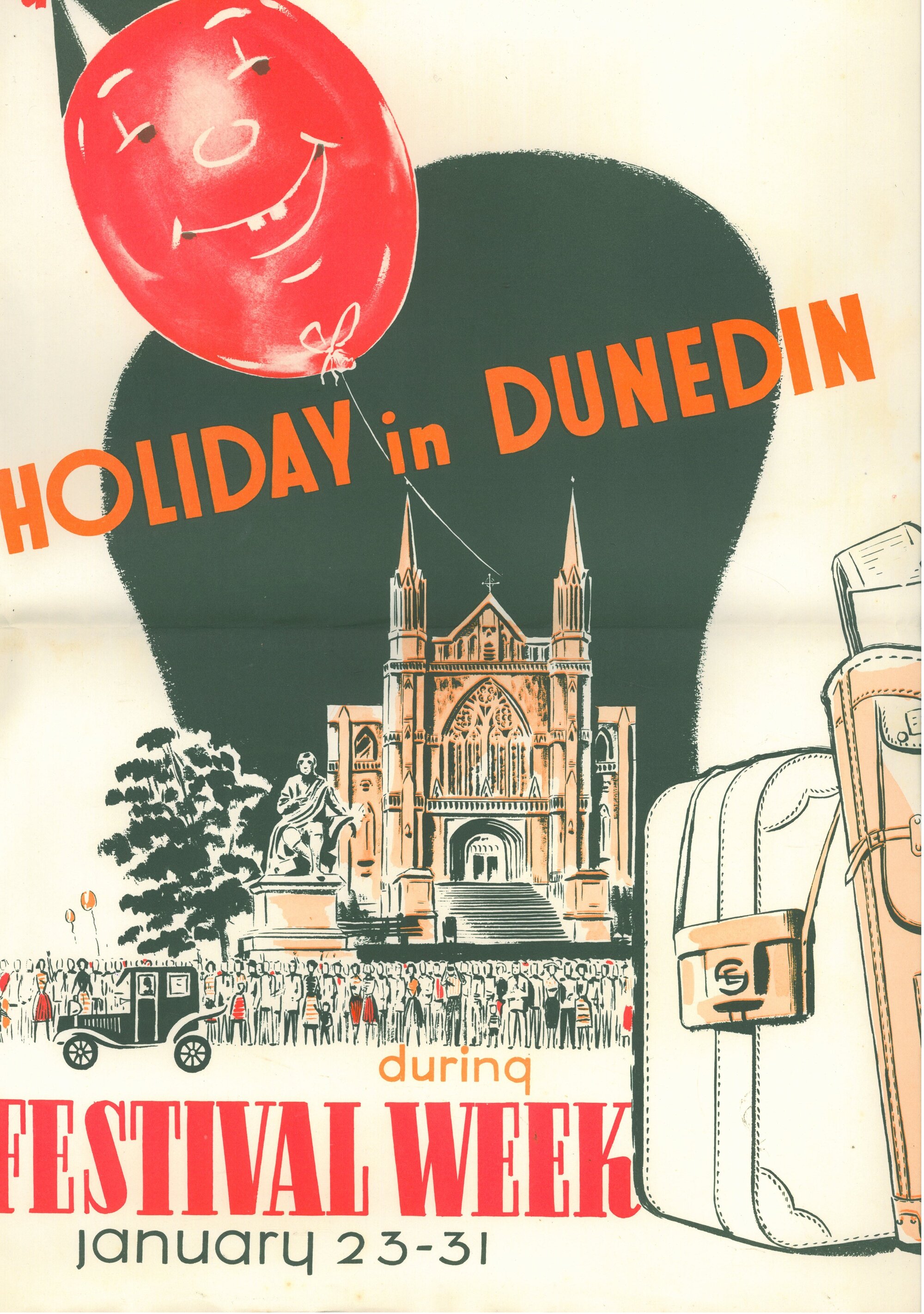 Tourism Poster for Dunedin Festival Week