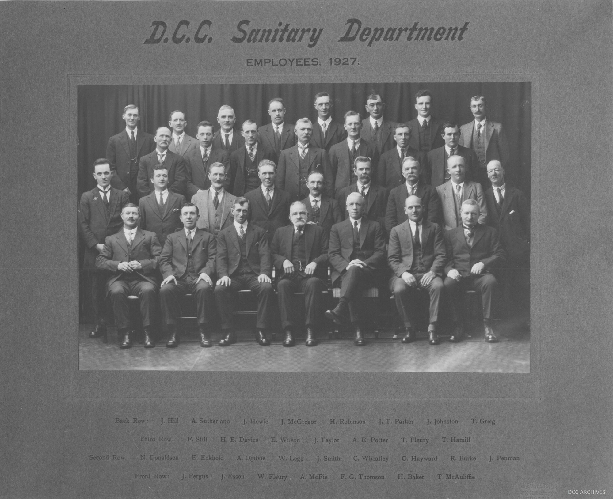 Sanitary Department Employees