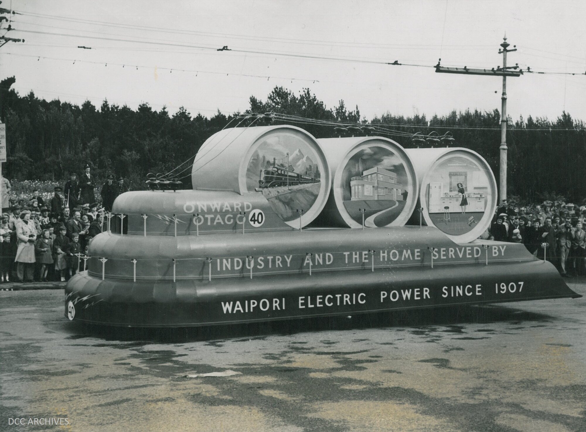 DCC Electricity Department Float