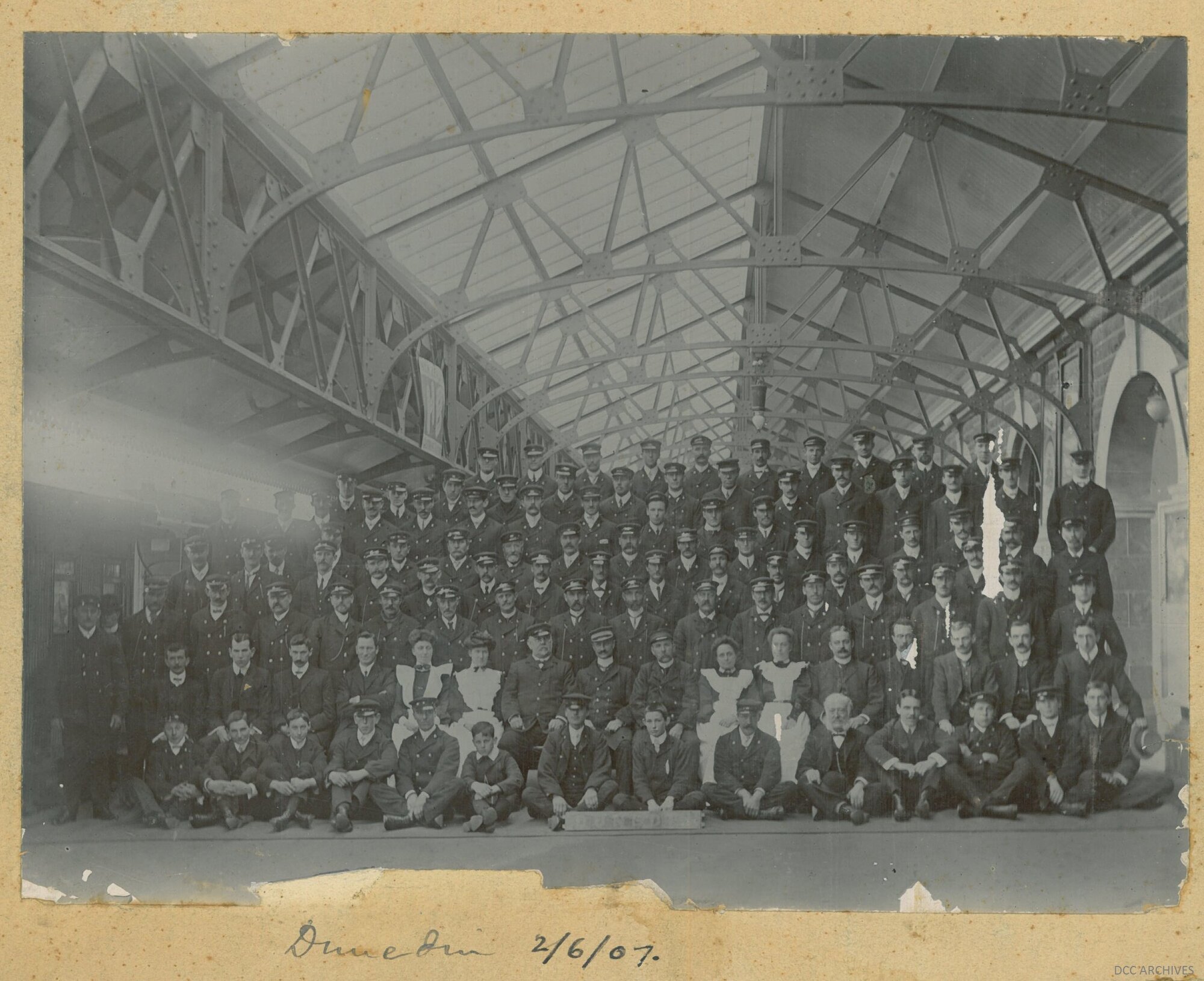 Transport Staff at Dunedin Railway Station