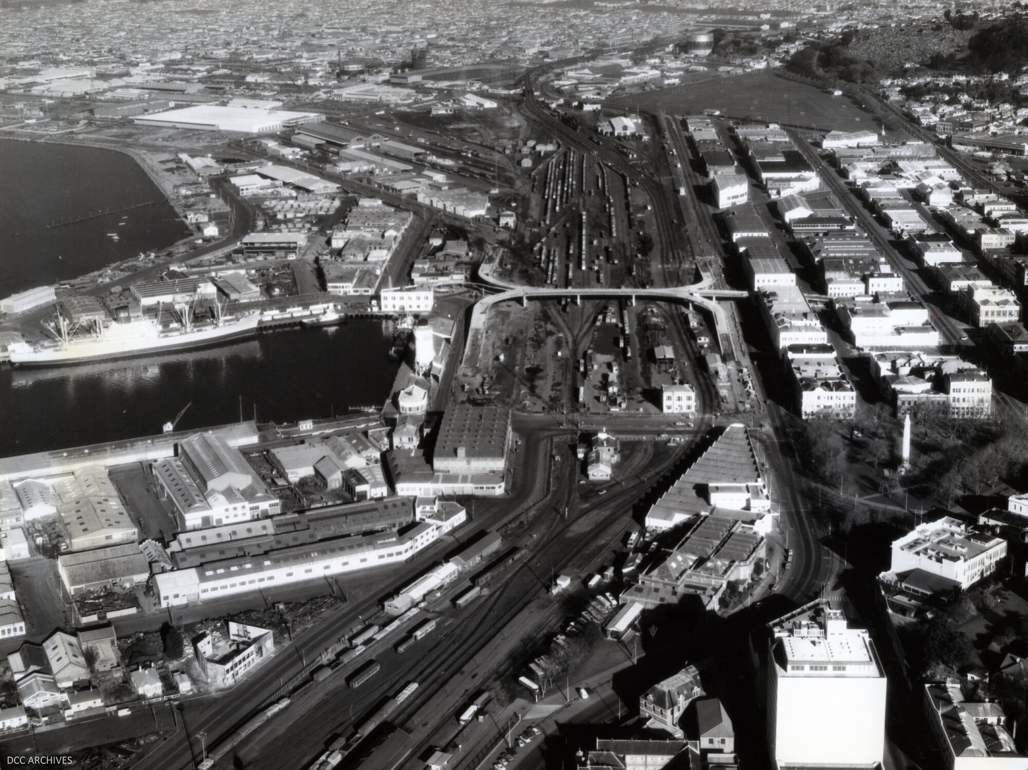 Aerial View of Cumberland Street Overbridge