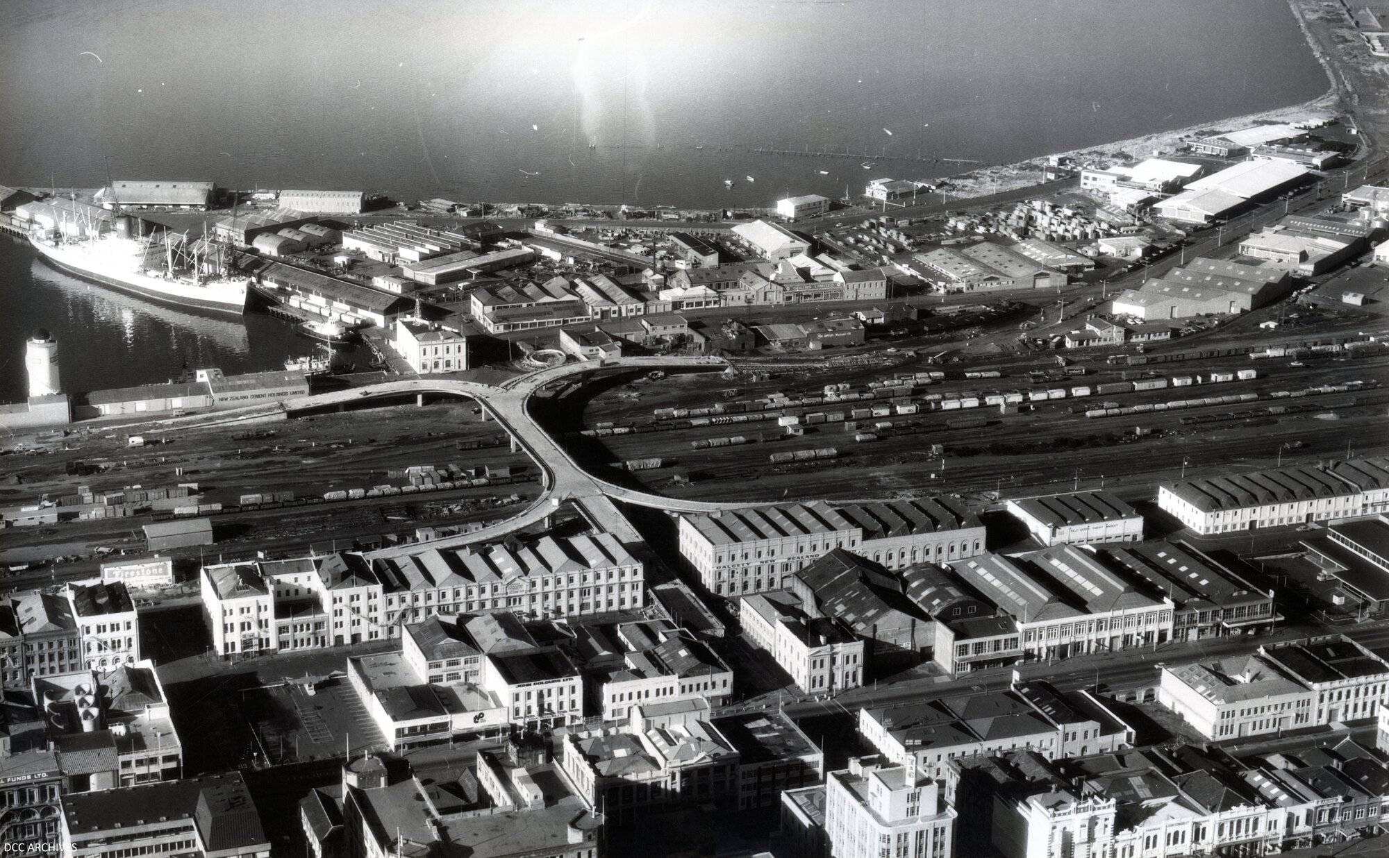 Aerial View of Cumberland Street Overbridge