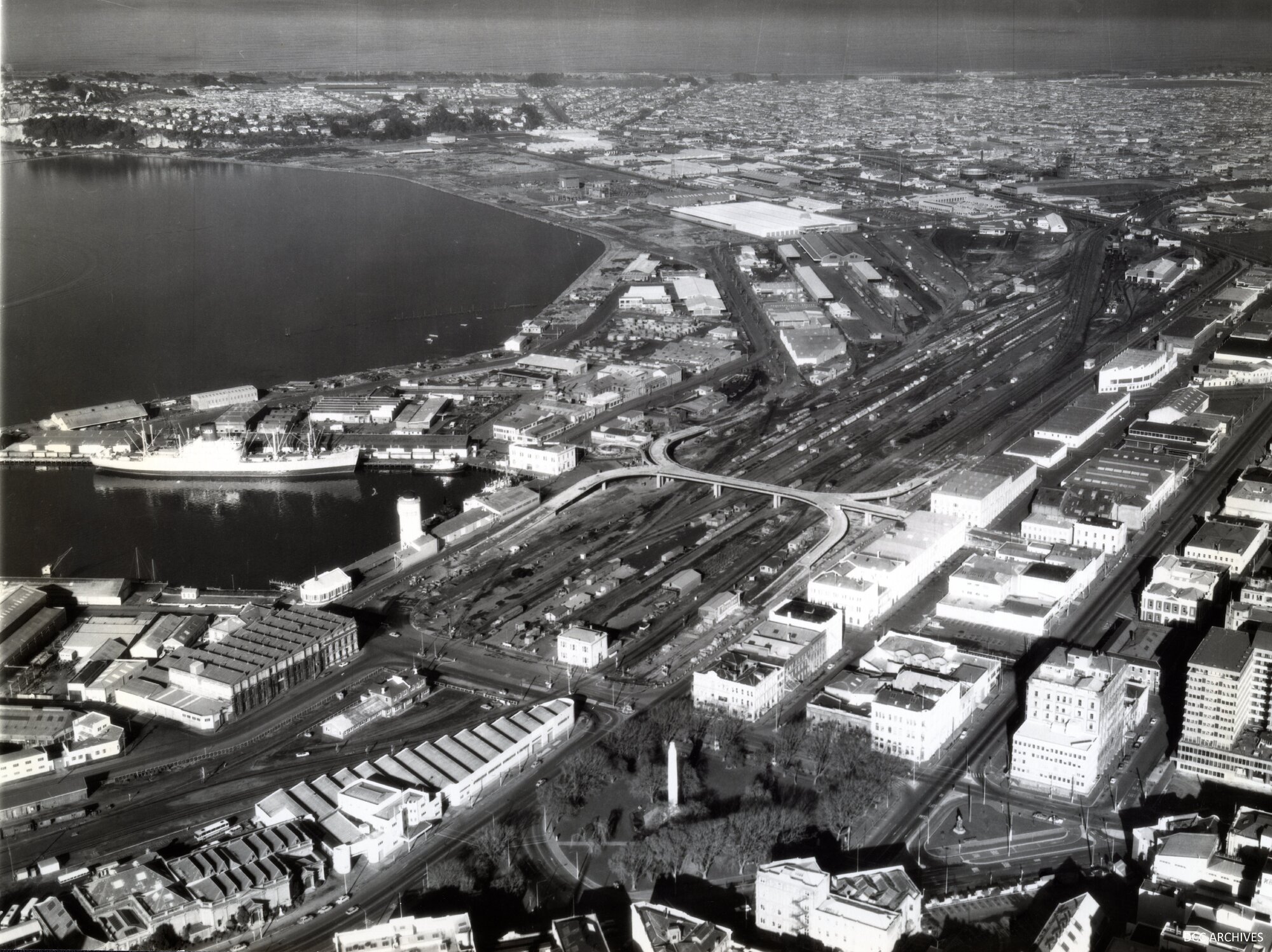 Aerial View of Cumberland Street Overbridge