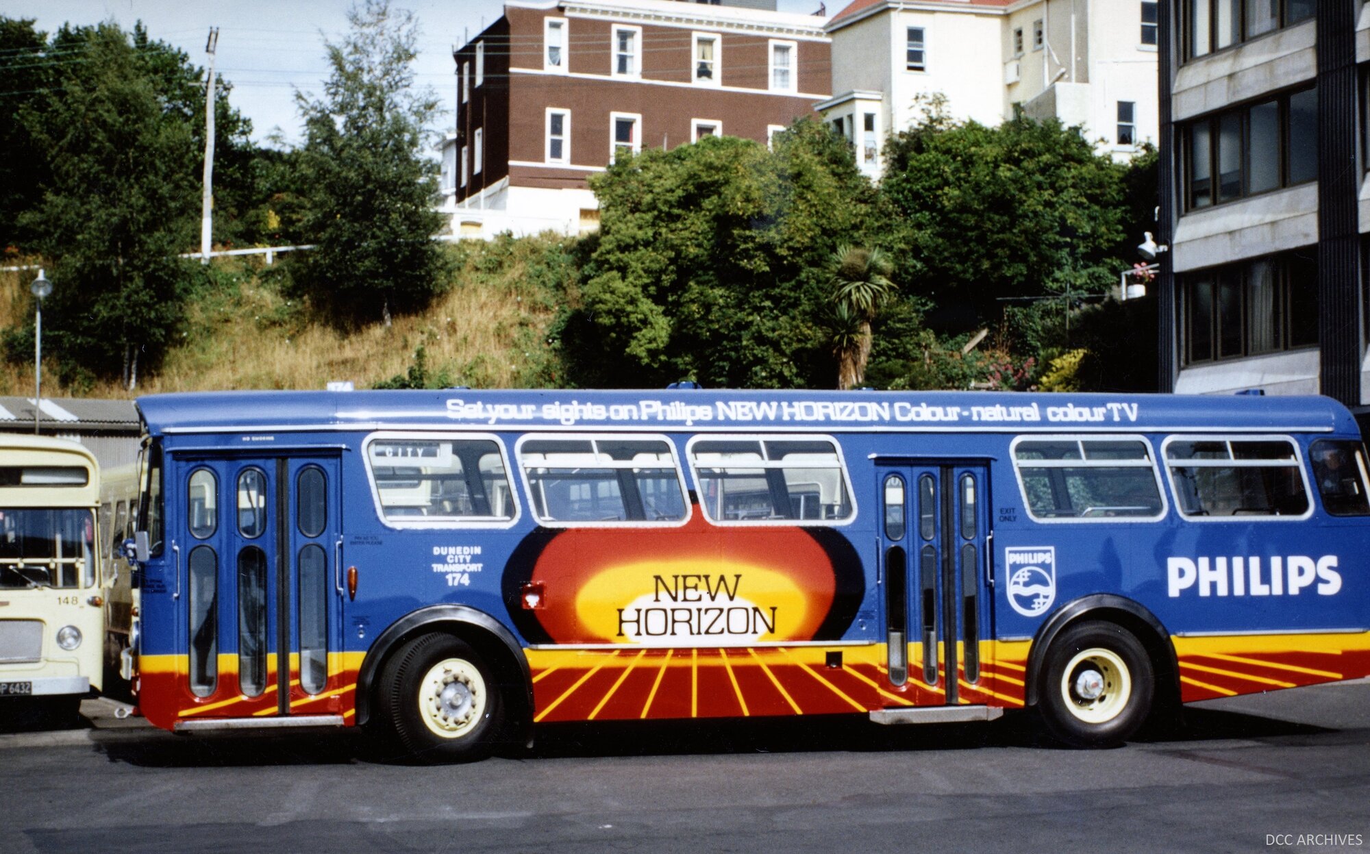 Philips Advertising On Dunedin City Bus