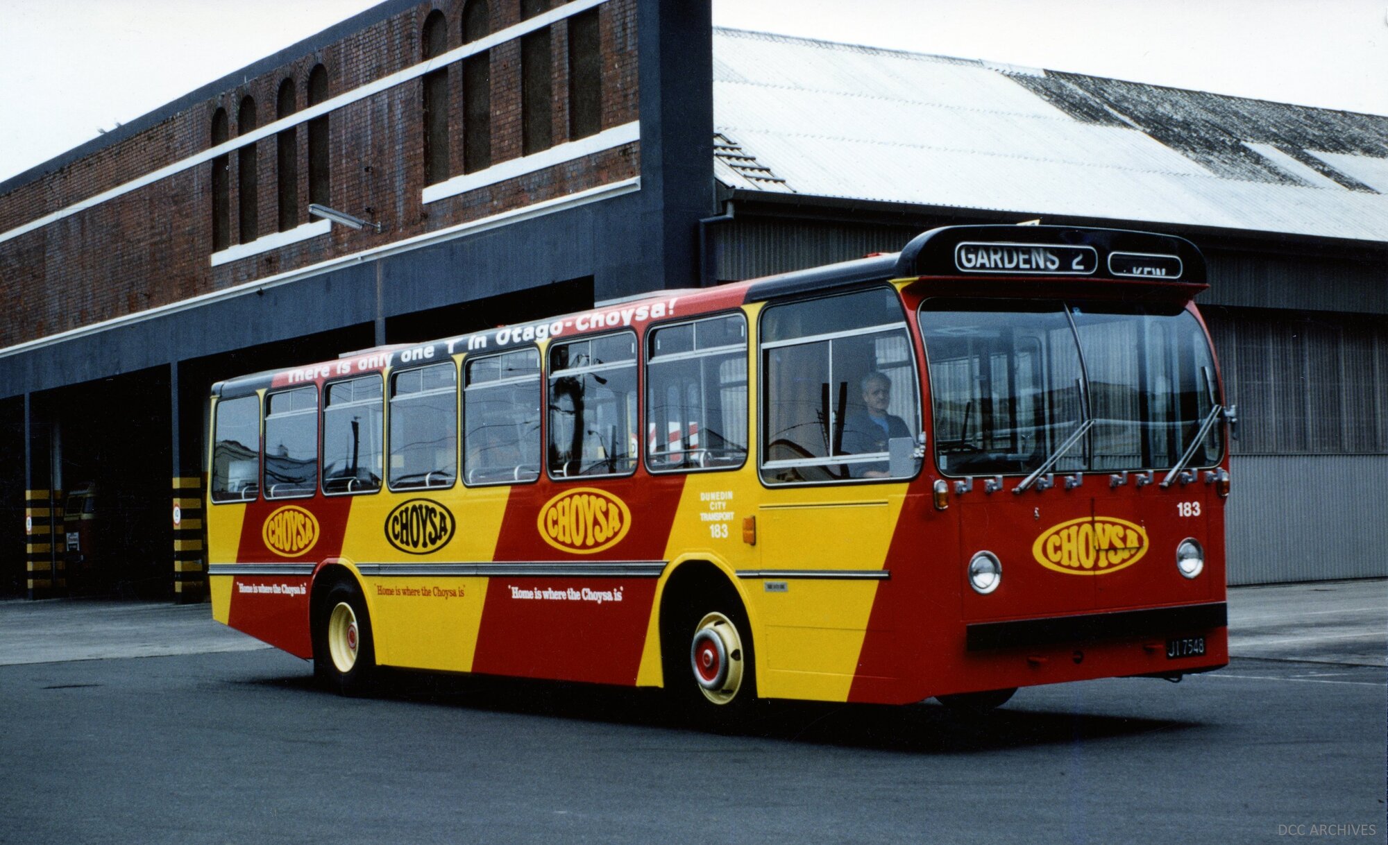 Choysa Tea Advertising On Dunedin City Bus