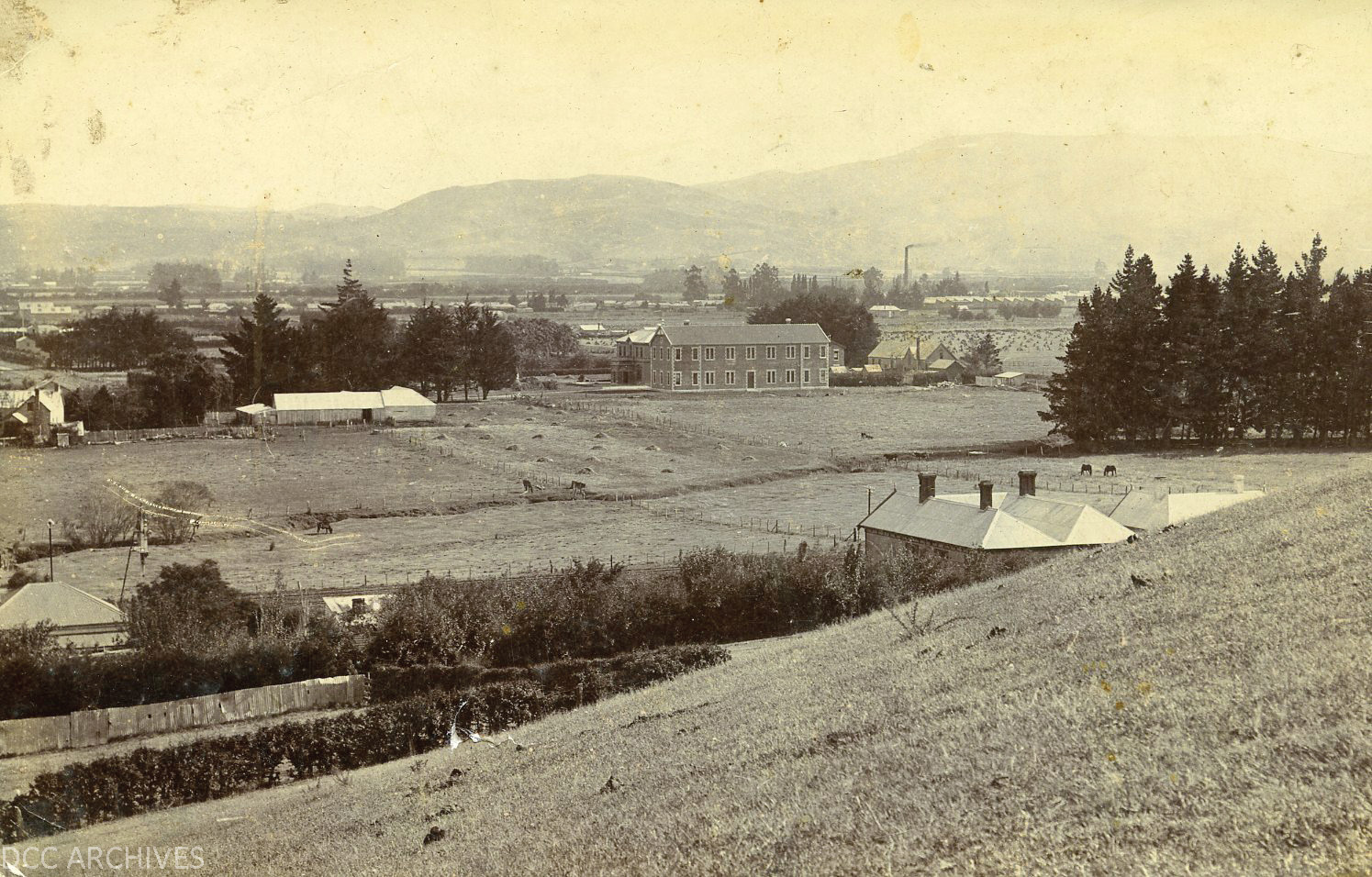 View Towards Holy Cross Cottage, Mosgiel