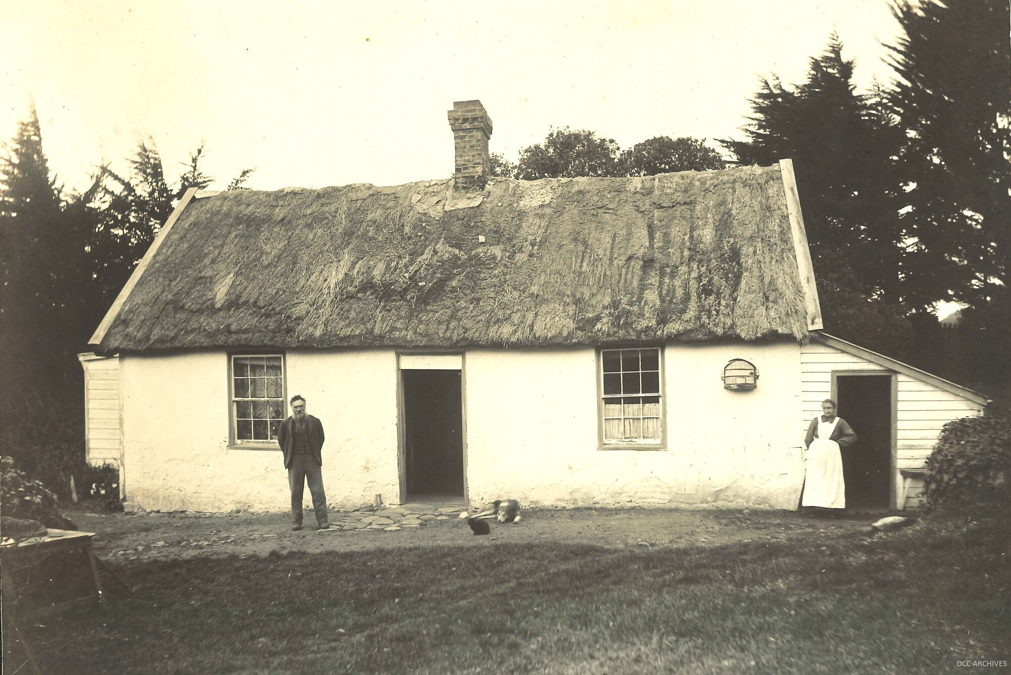 Old Thatched Roof House