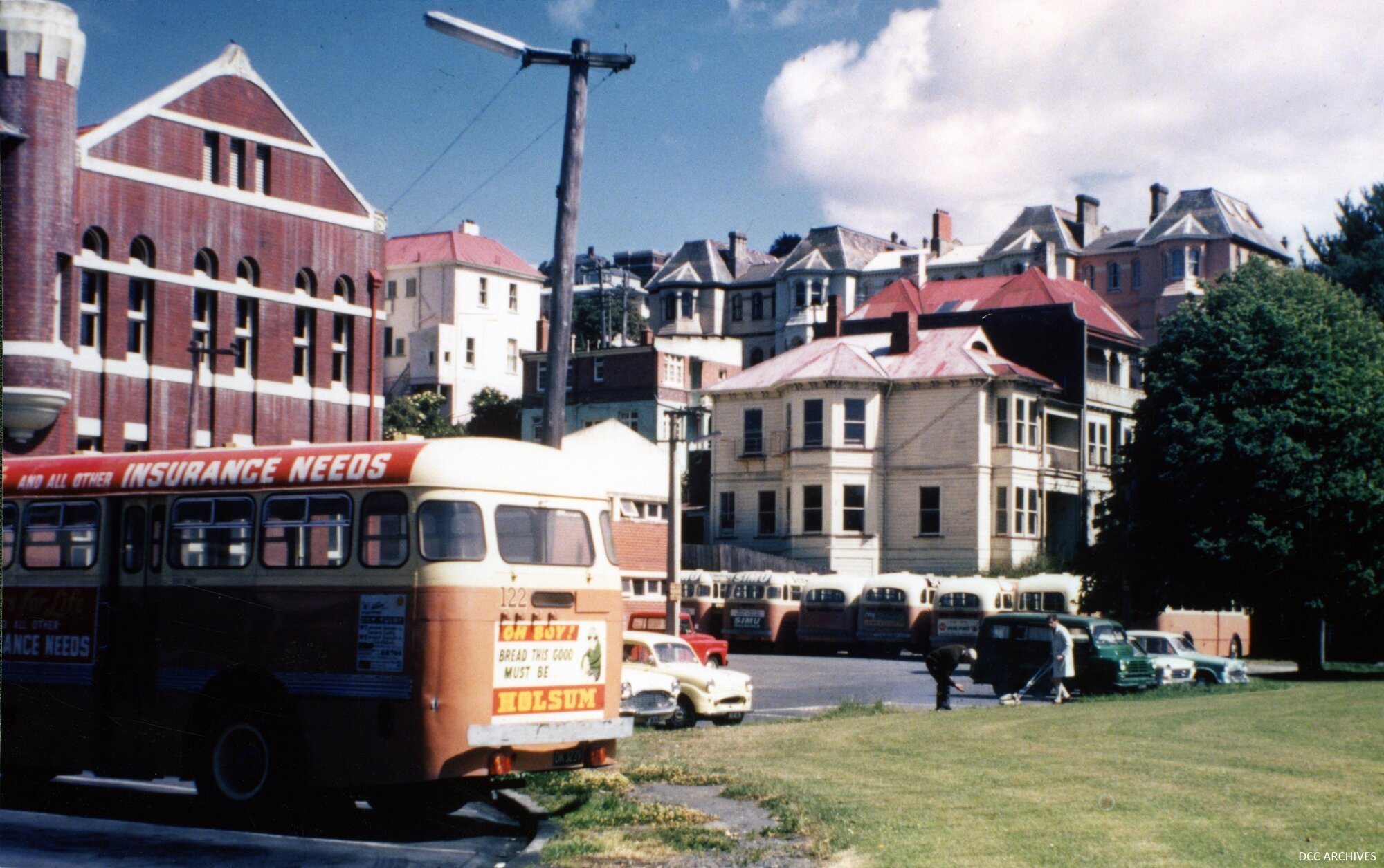 Buses at Transport Department Sheds