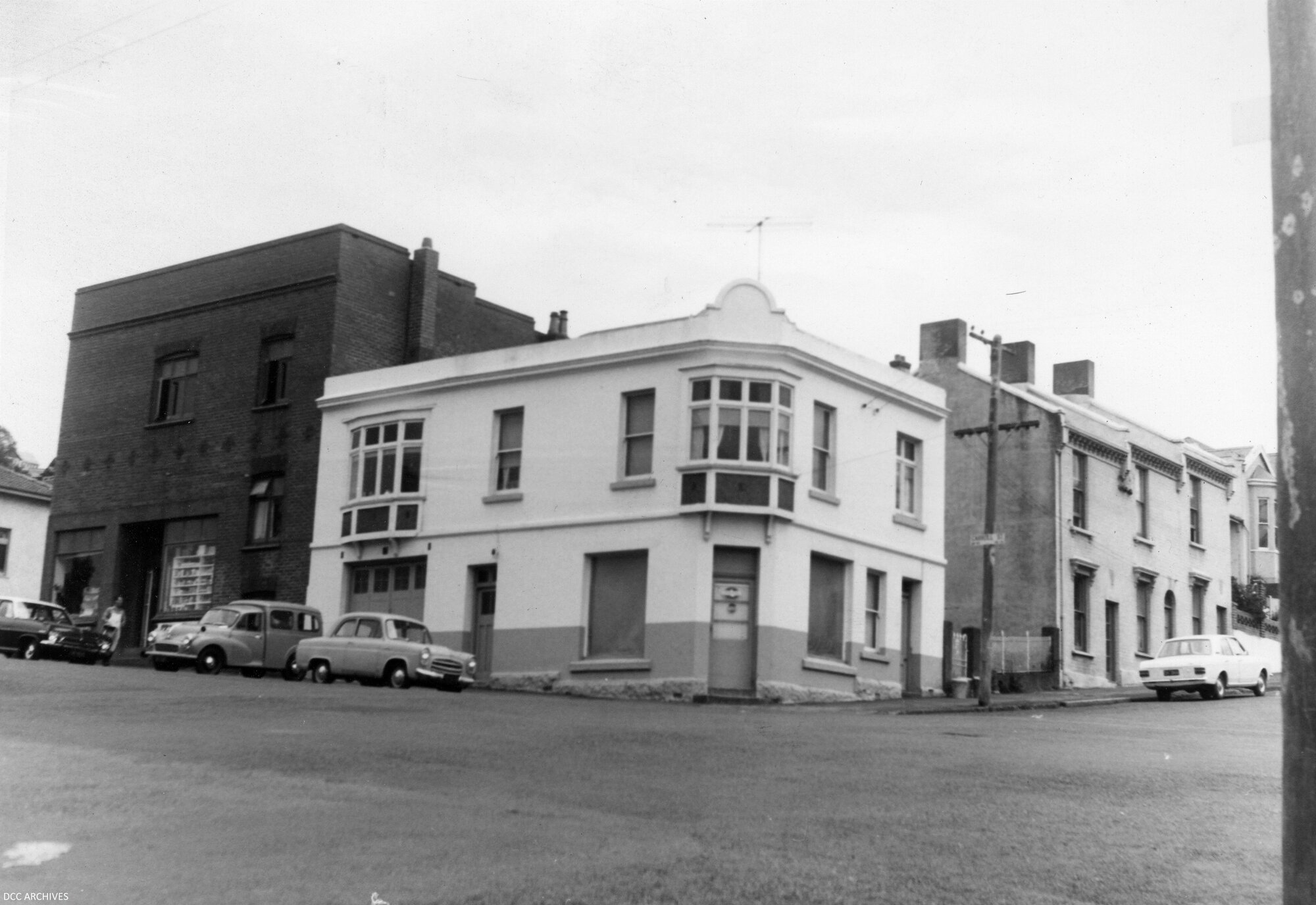 Corner Melville &amp; Carroll Streets Before Demolition