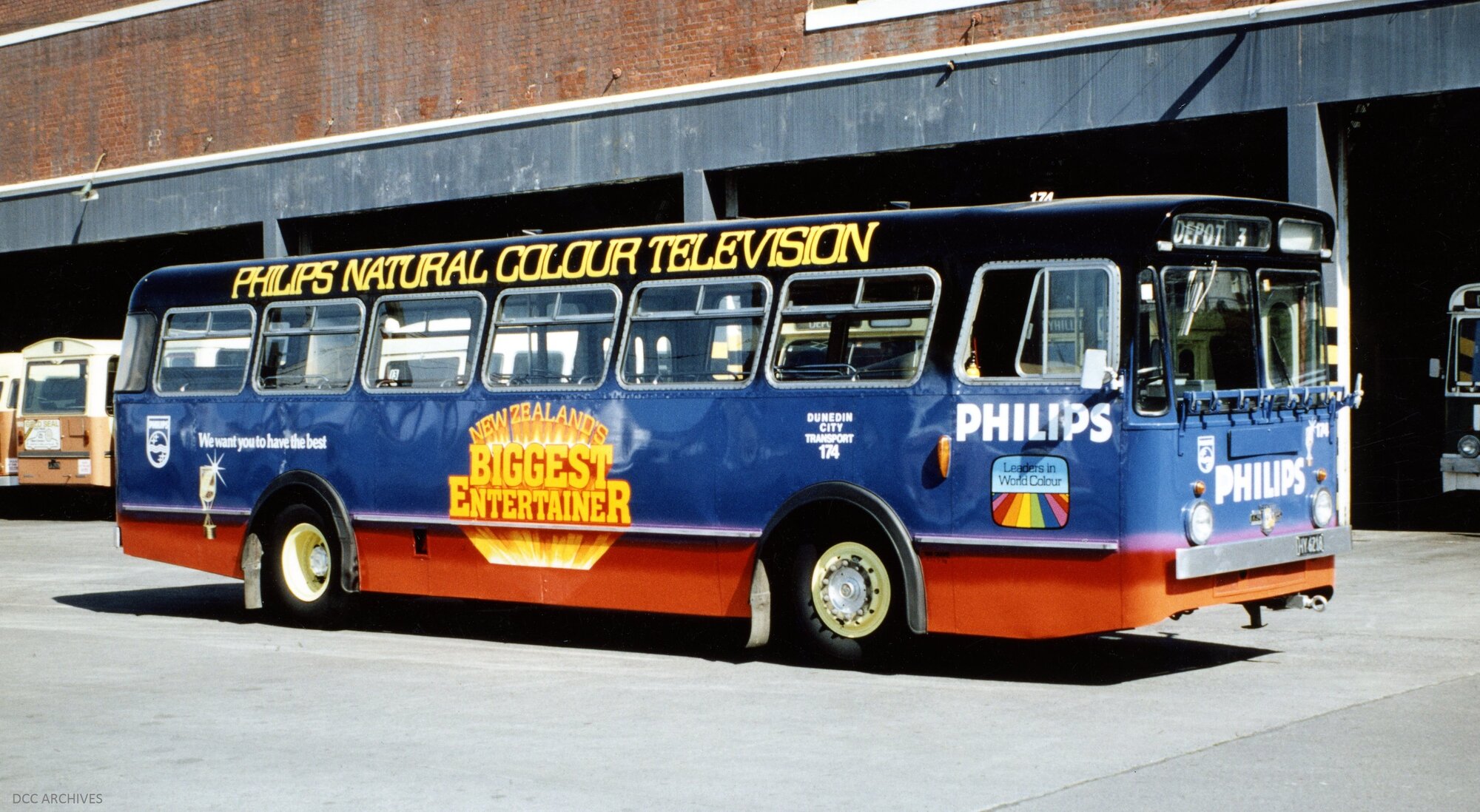 Philips Advertising on Bus