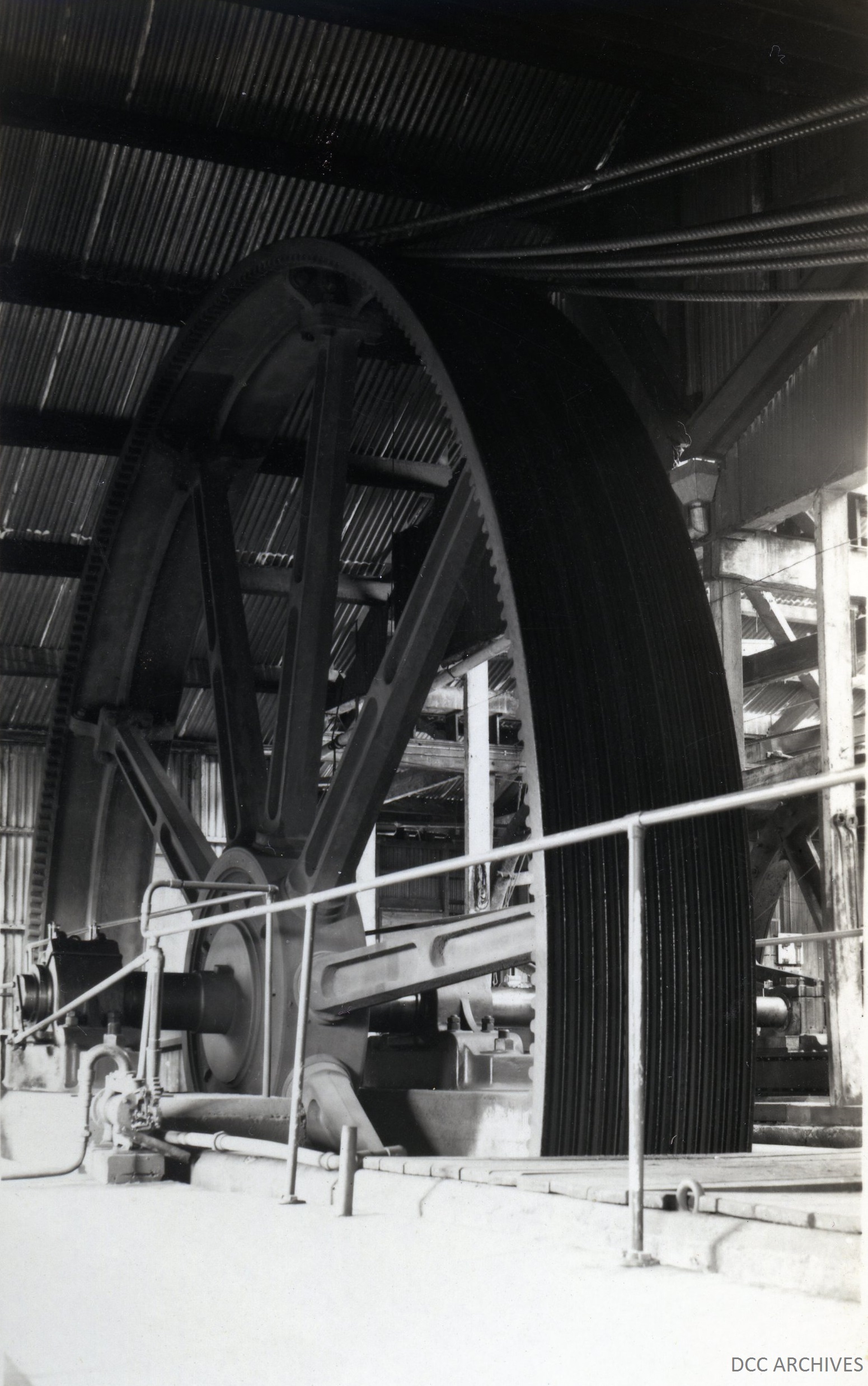 Roslyn Cable Car Power House Wheel