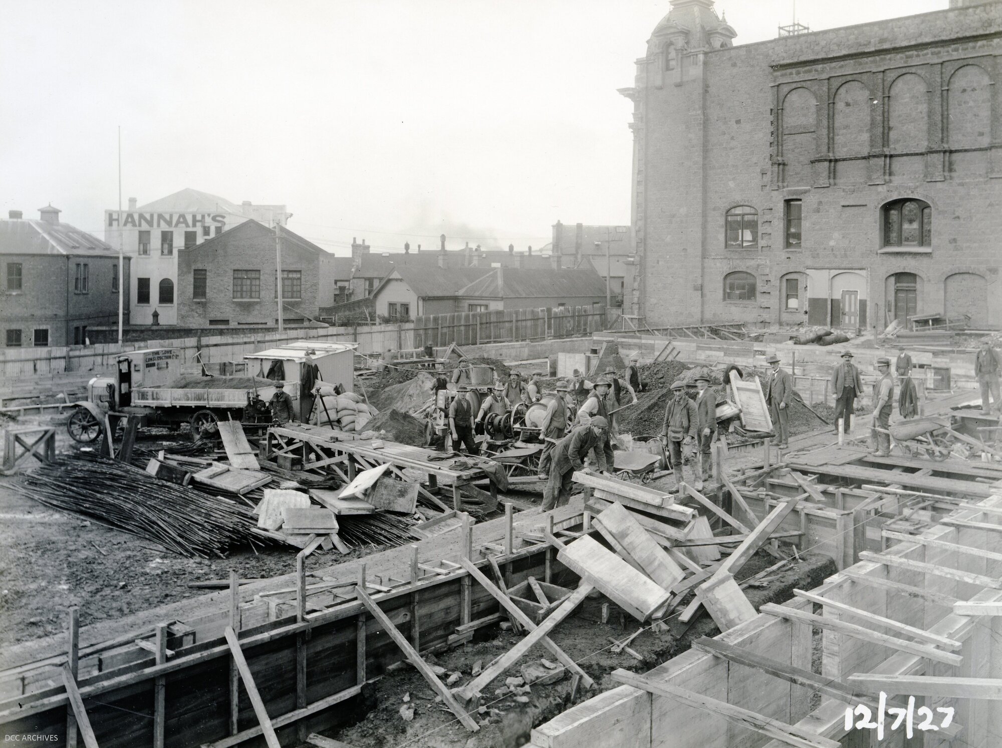 Dunedin Town Hall Foundation Work