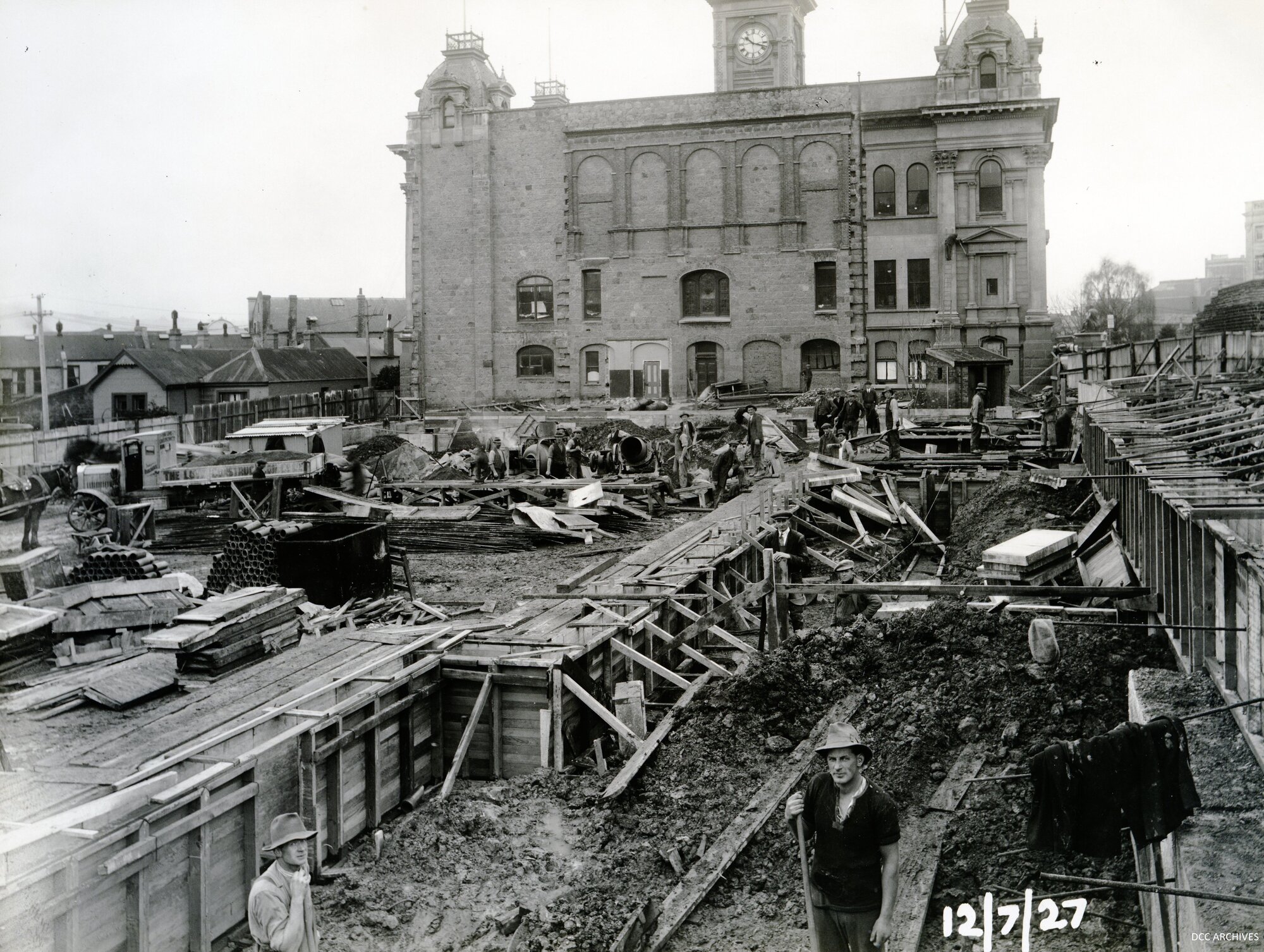 Dunedin Town Hall Foundation Work