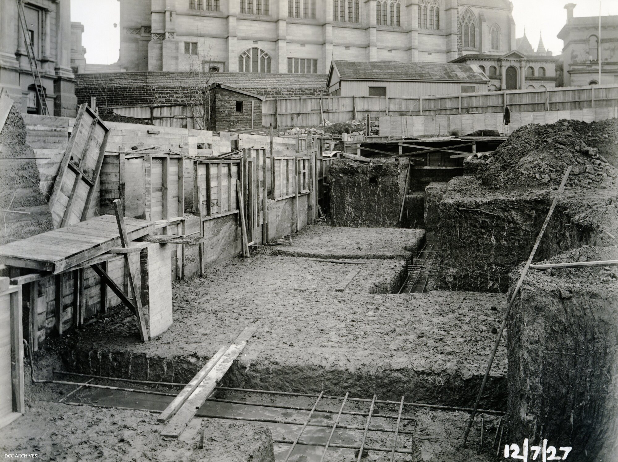 Dunedin Town Hall Ground Work