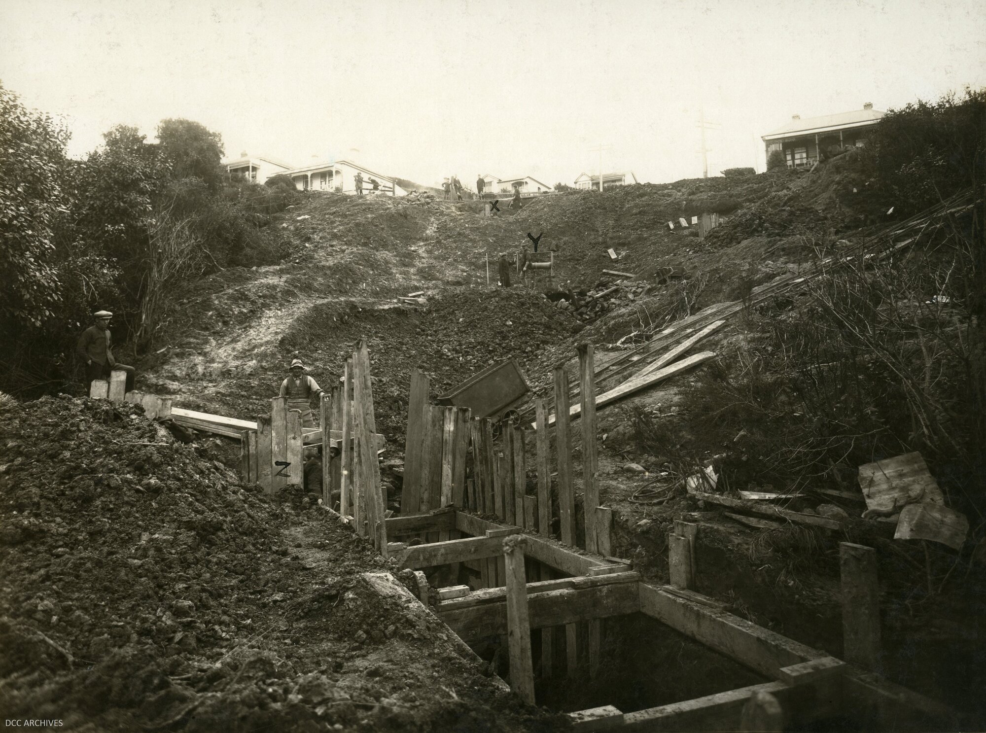 Road Slip at Orbell Street, Dalmore