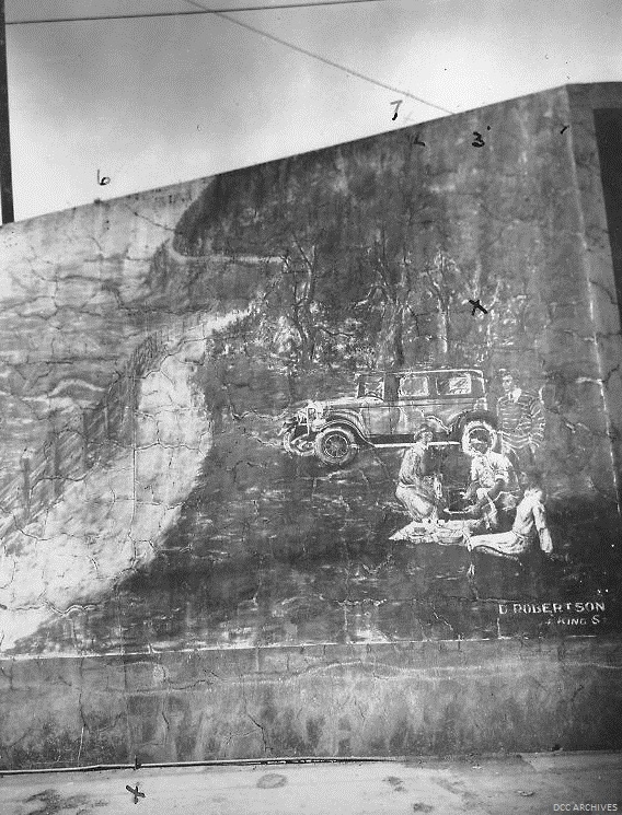 Mural on Wall of Main South Road Overbridge
