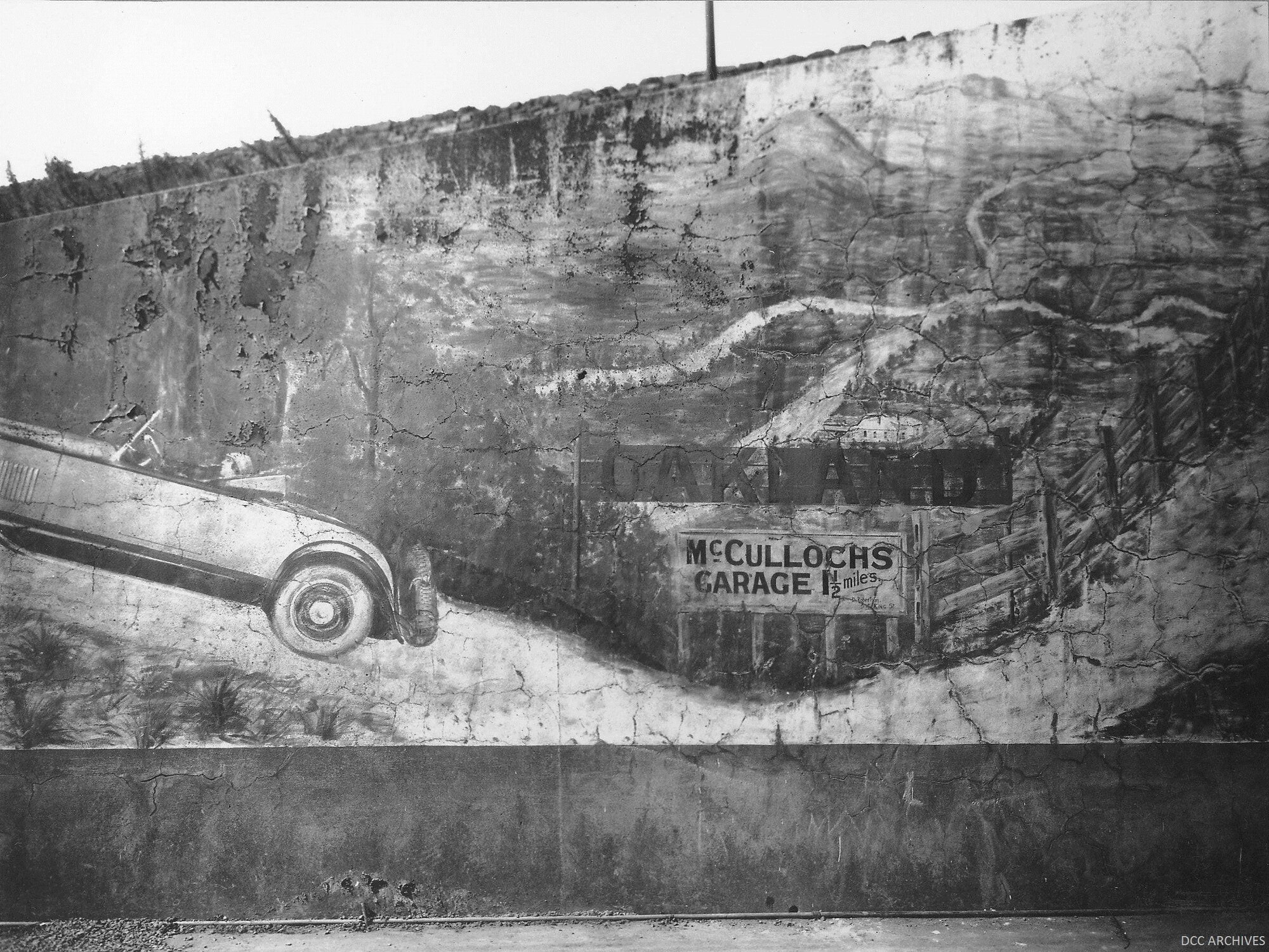 Mural on Wall of Main South Road Overbridge