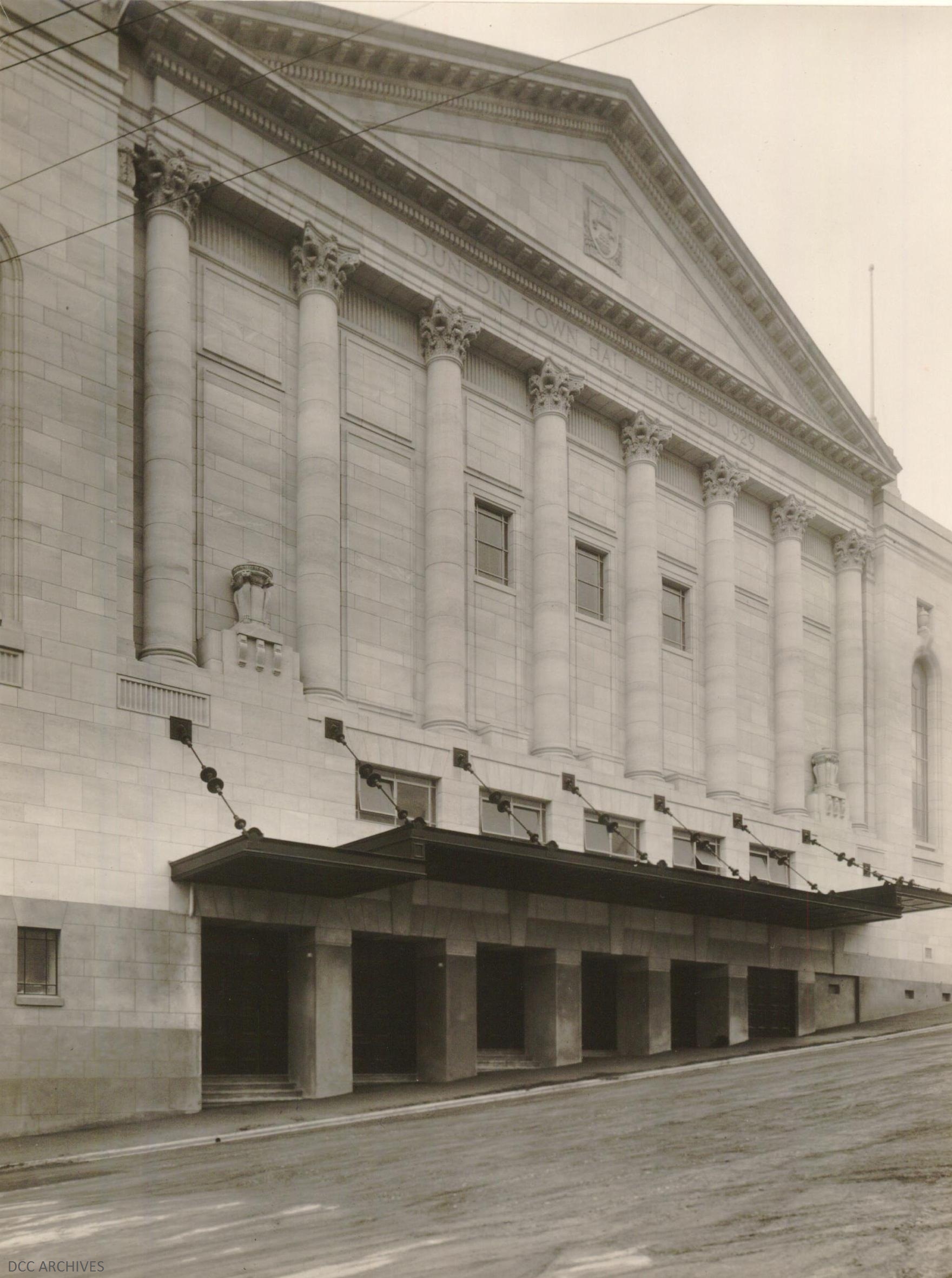 Newly Completed Dunedin Town Hall
