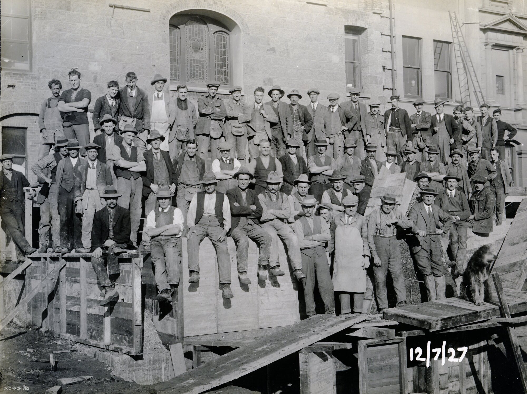 Town Hall Construction Workers