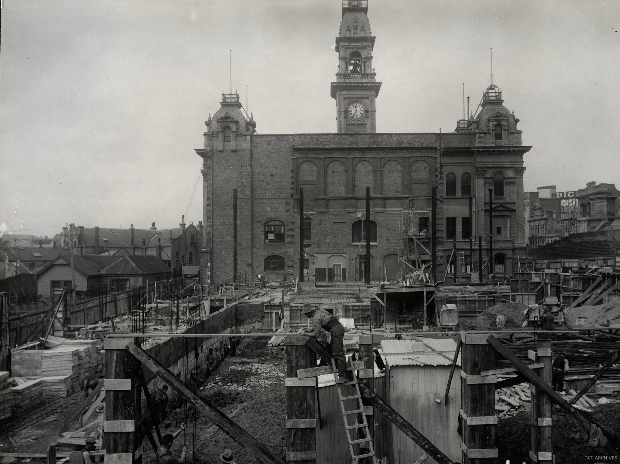 Town Hall Under Construction