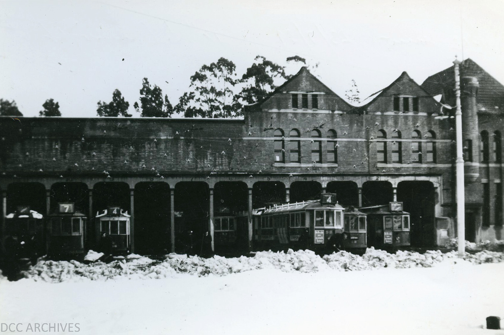 Snow at Transport Place