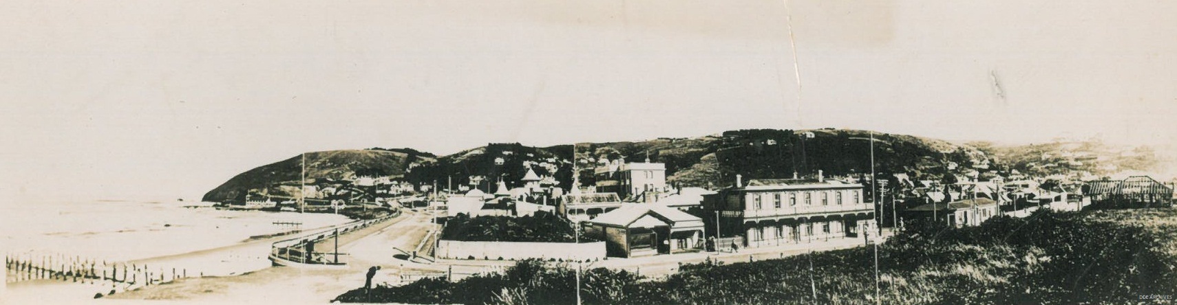 Panorama of St Clair Esplanade