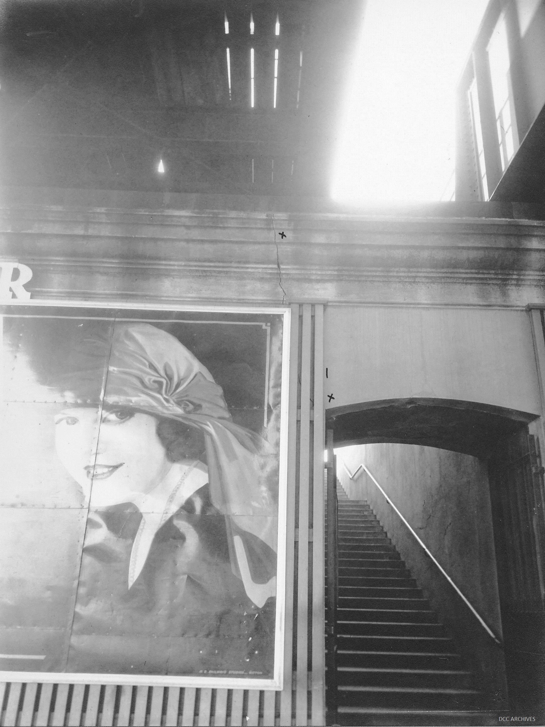 Advertising on Kensington Overbridge
