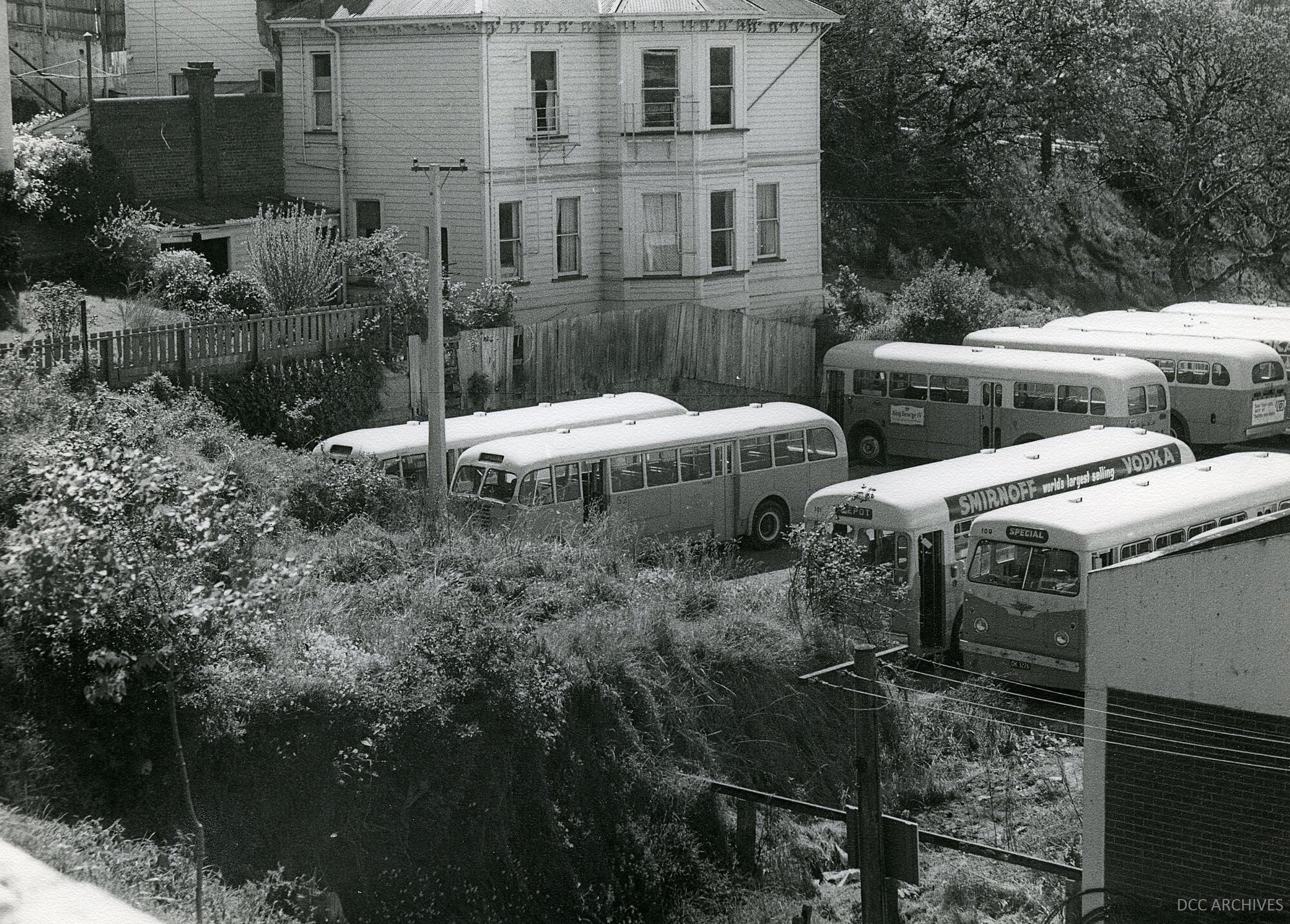 Buses at Market Reserve