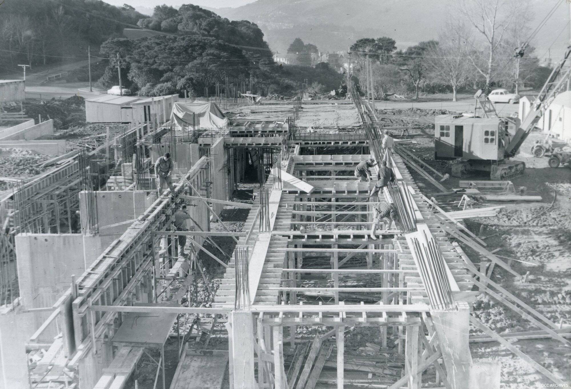 Foundation Work for Moana Pool