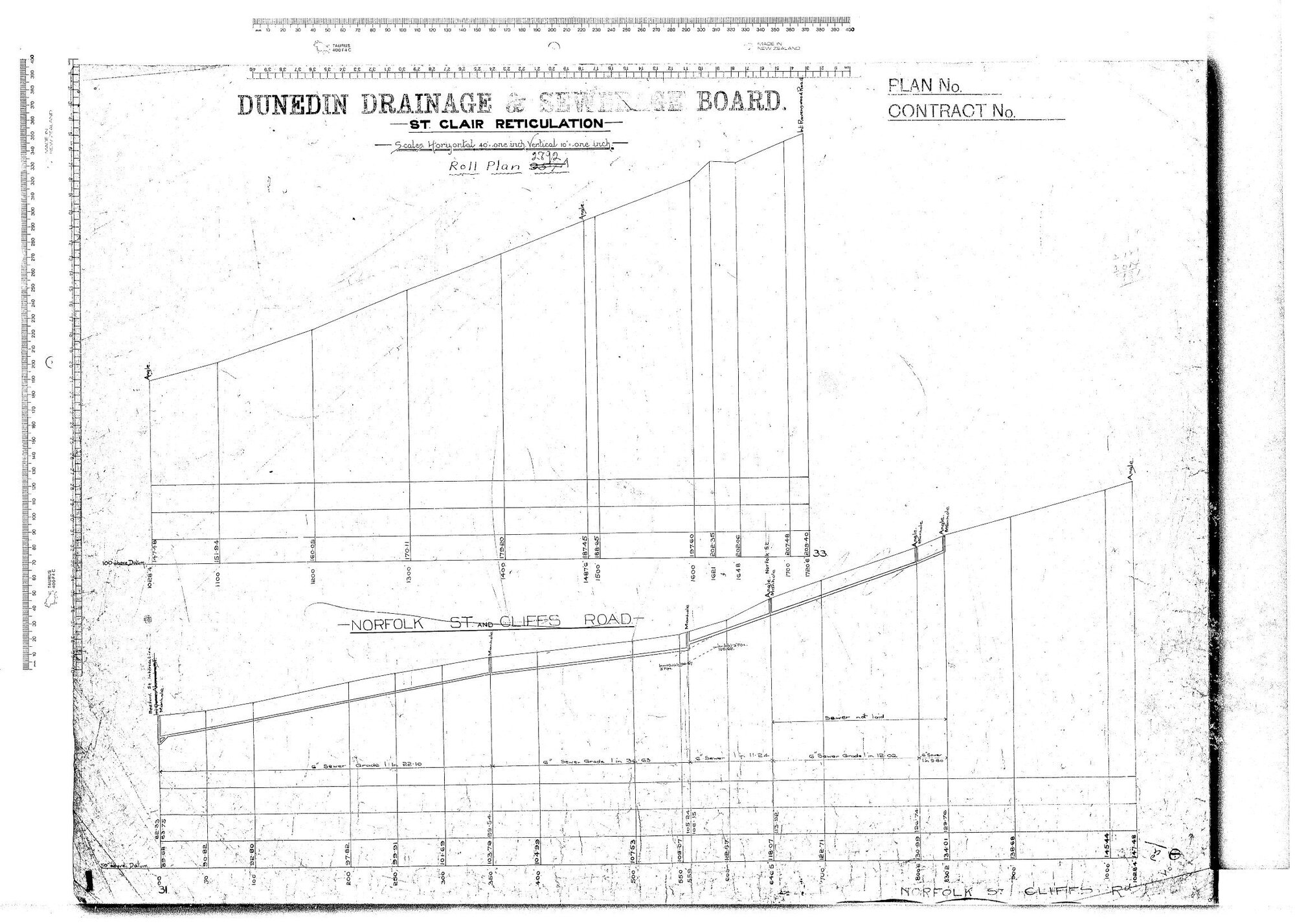 St. Clair Reticulation - Norfolk Street and Cliffs Road