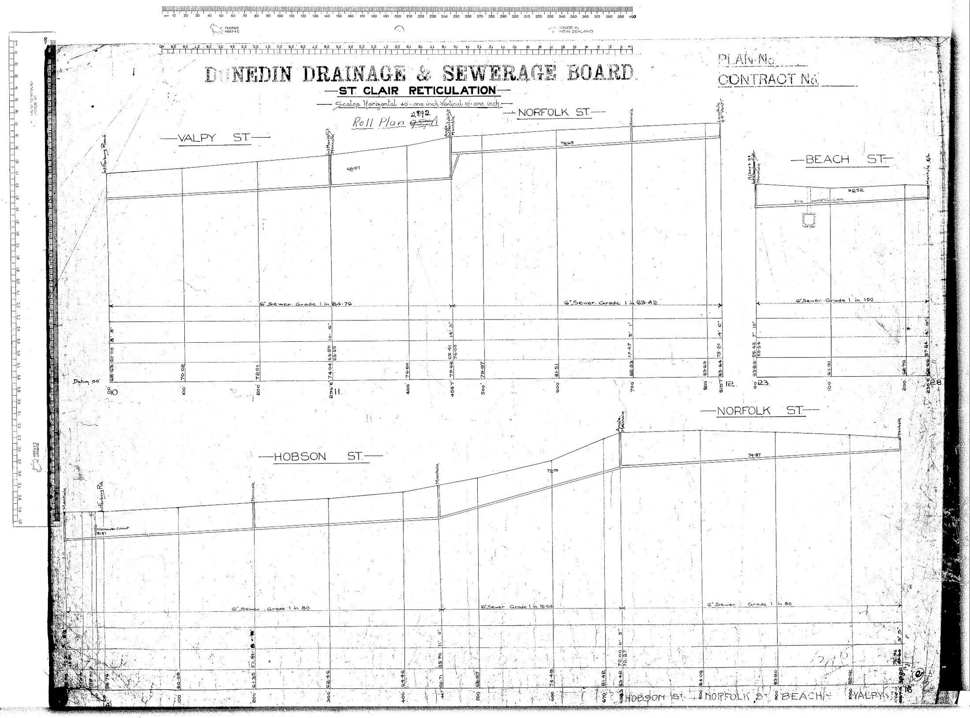 St. Clair Reticulation - Hobson Street, Norfolk Street, Beach Street and Valpy Street