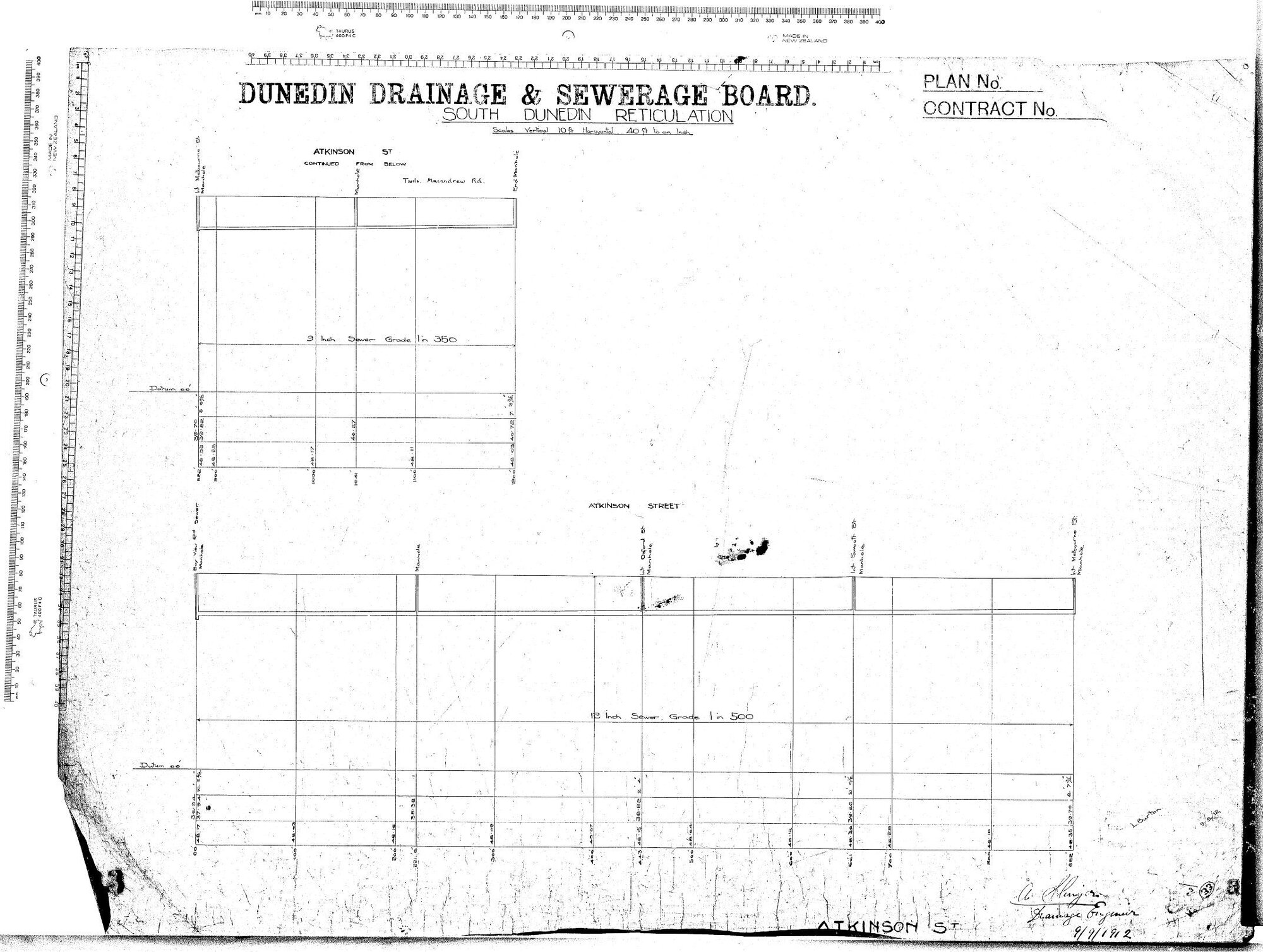 South Dunedin Reticulation - Atkinson Street
