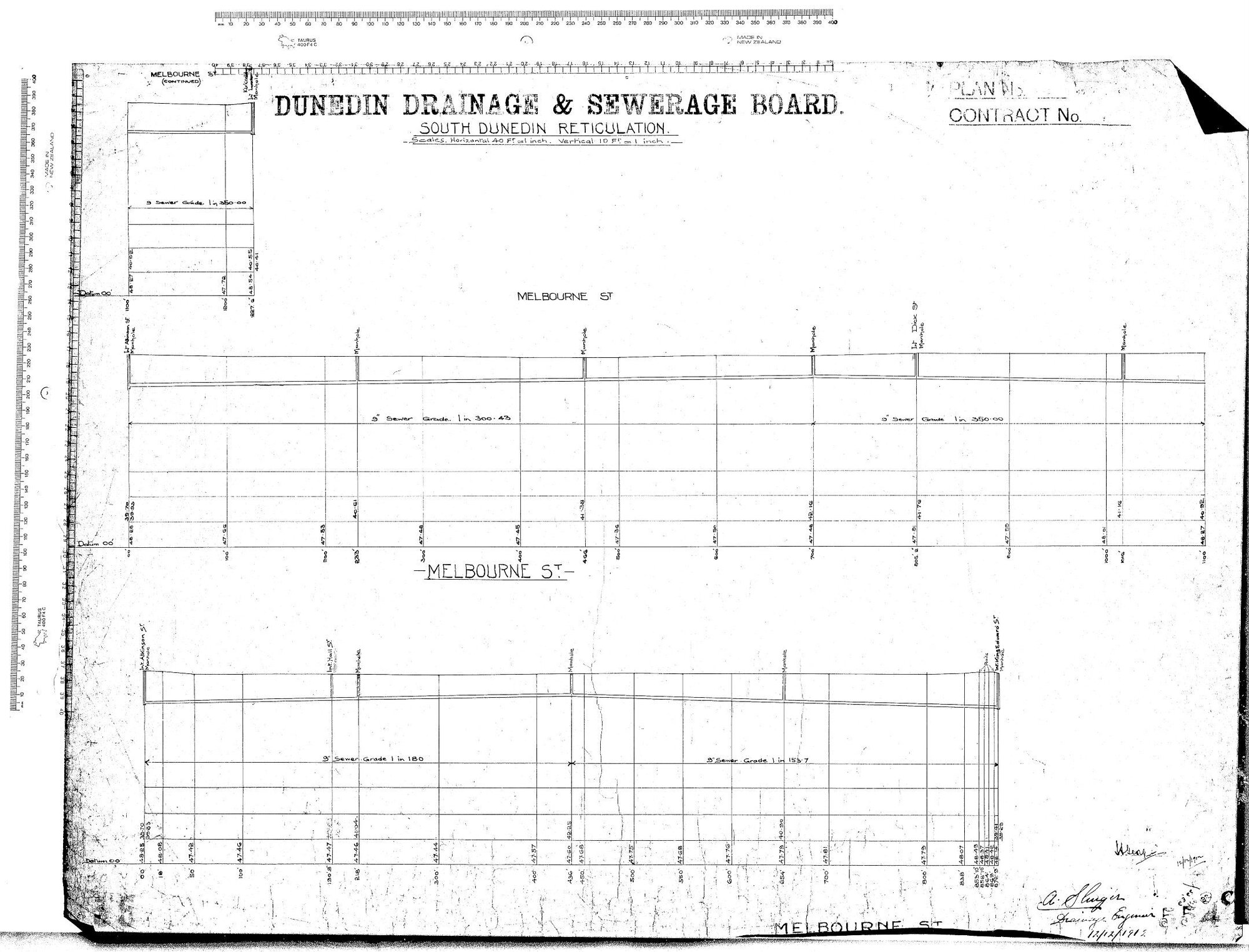 South Dunedin Reticulation - Melbourne Street