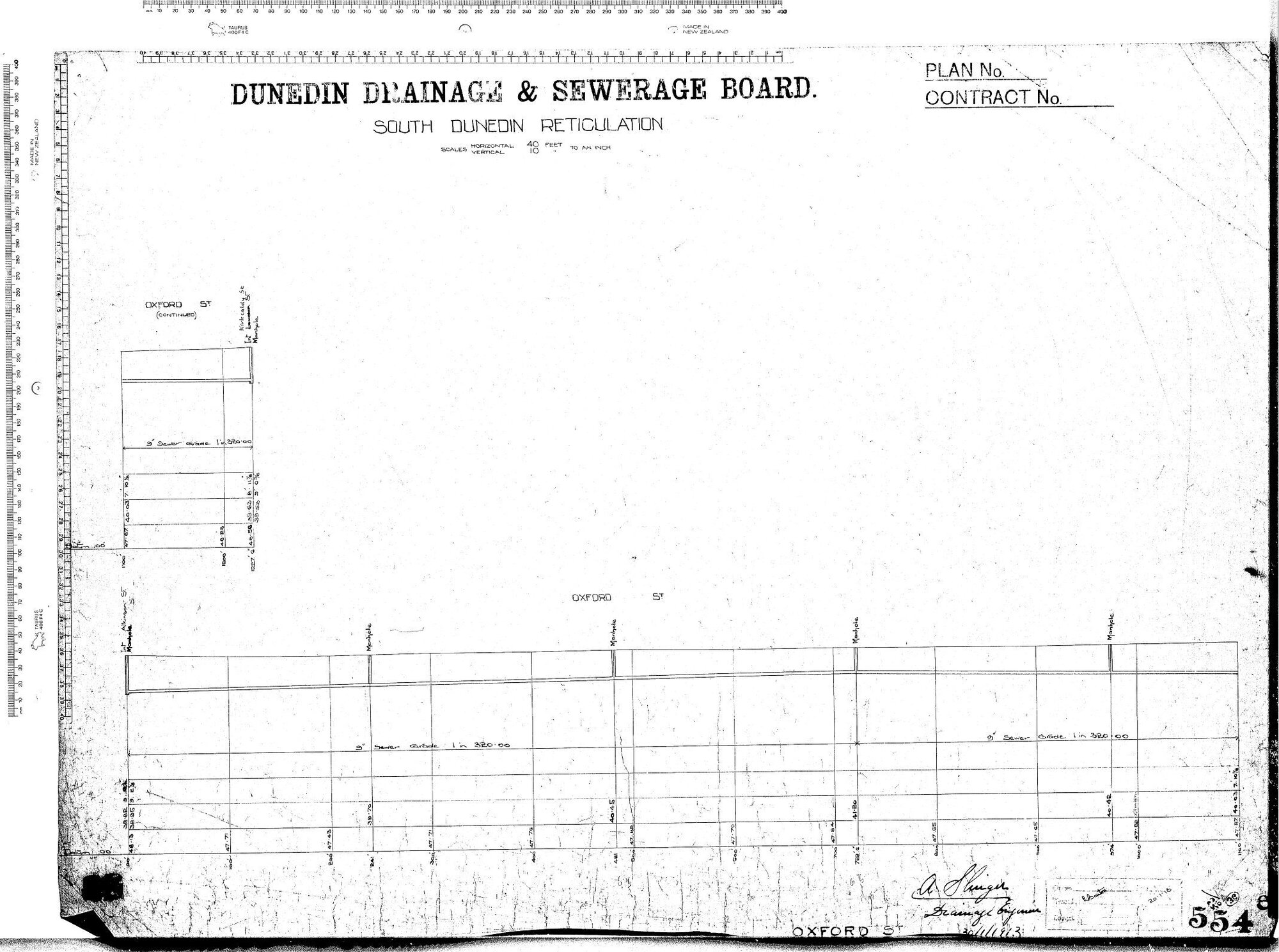 South Dunedin Reticulation - Oxford Street