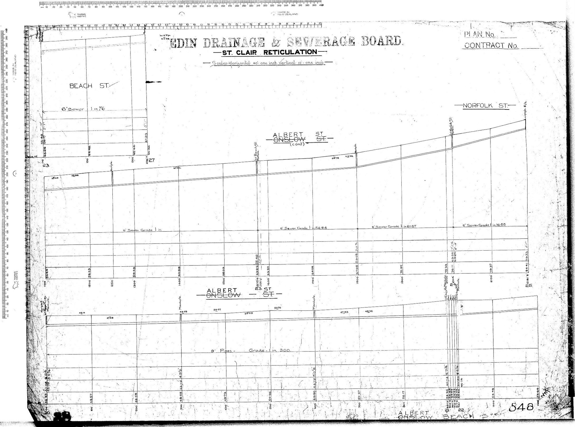St. Clair Reticulation - Albert Street and Beach Street